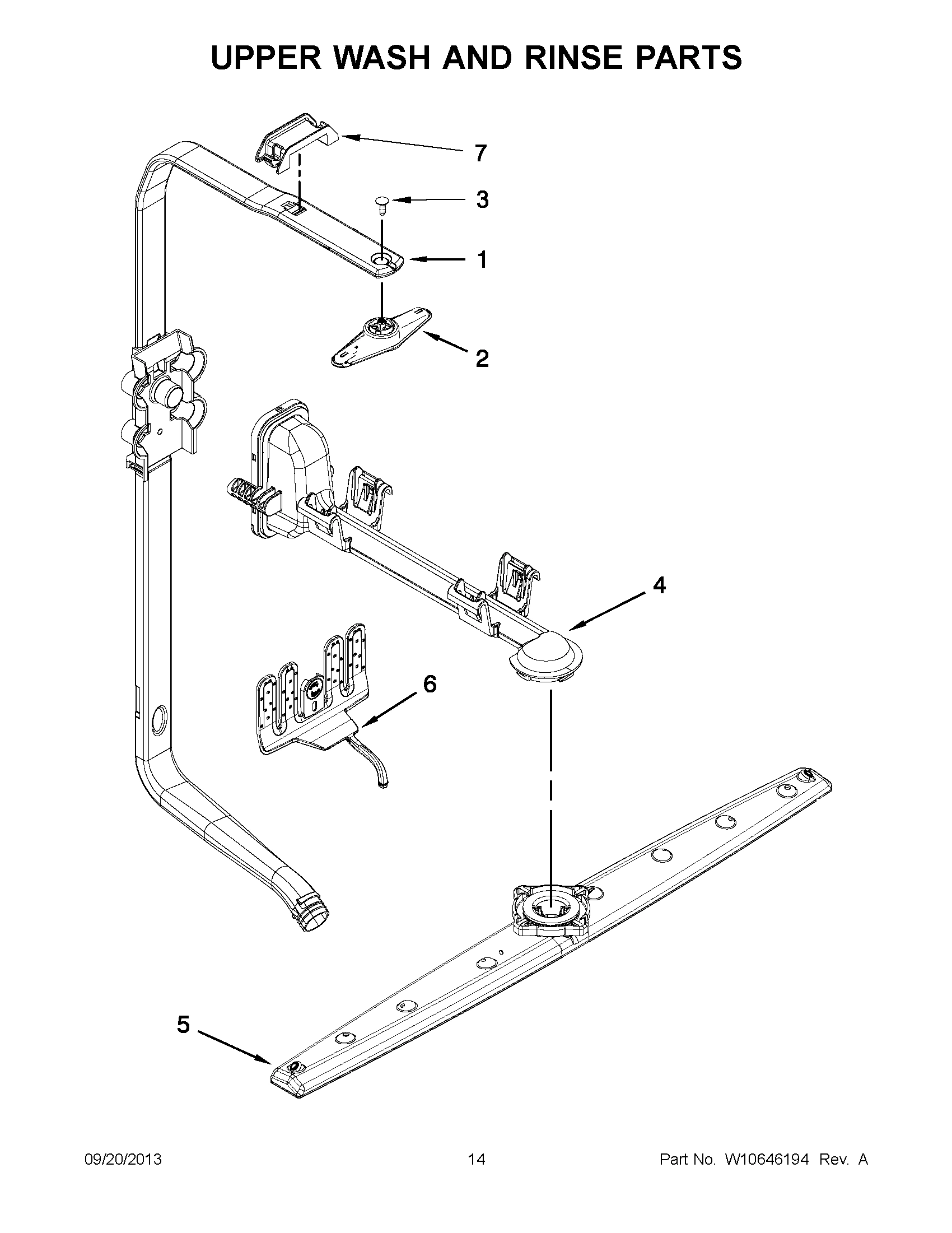 08 - UPPER WASH AND RINSE PARTS