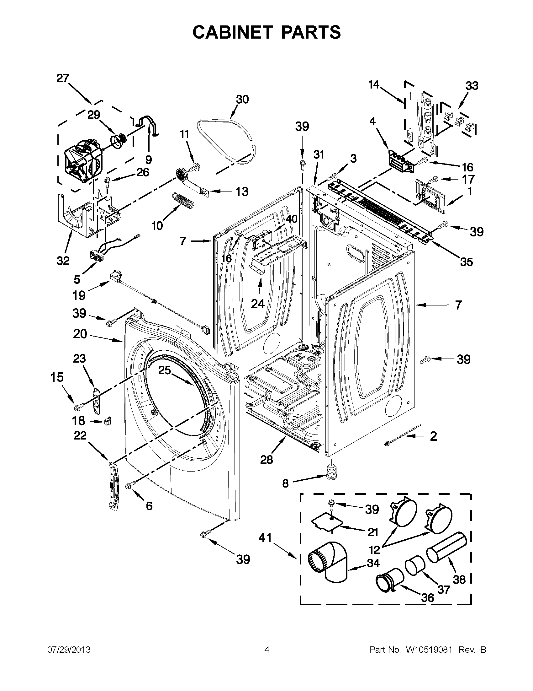 02 - CABINET PARTS