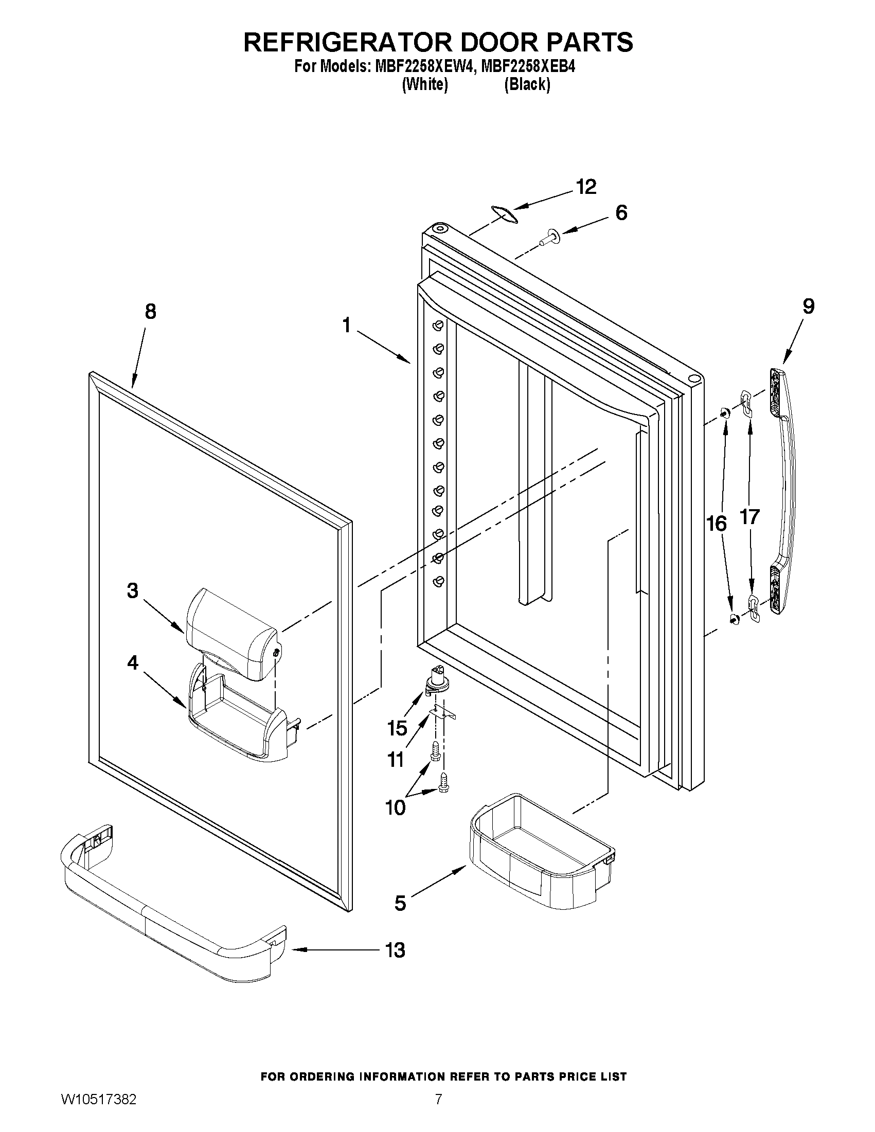 05 - REFRIGERATOR DOOR PARTS