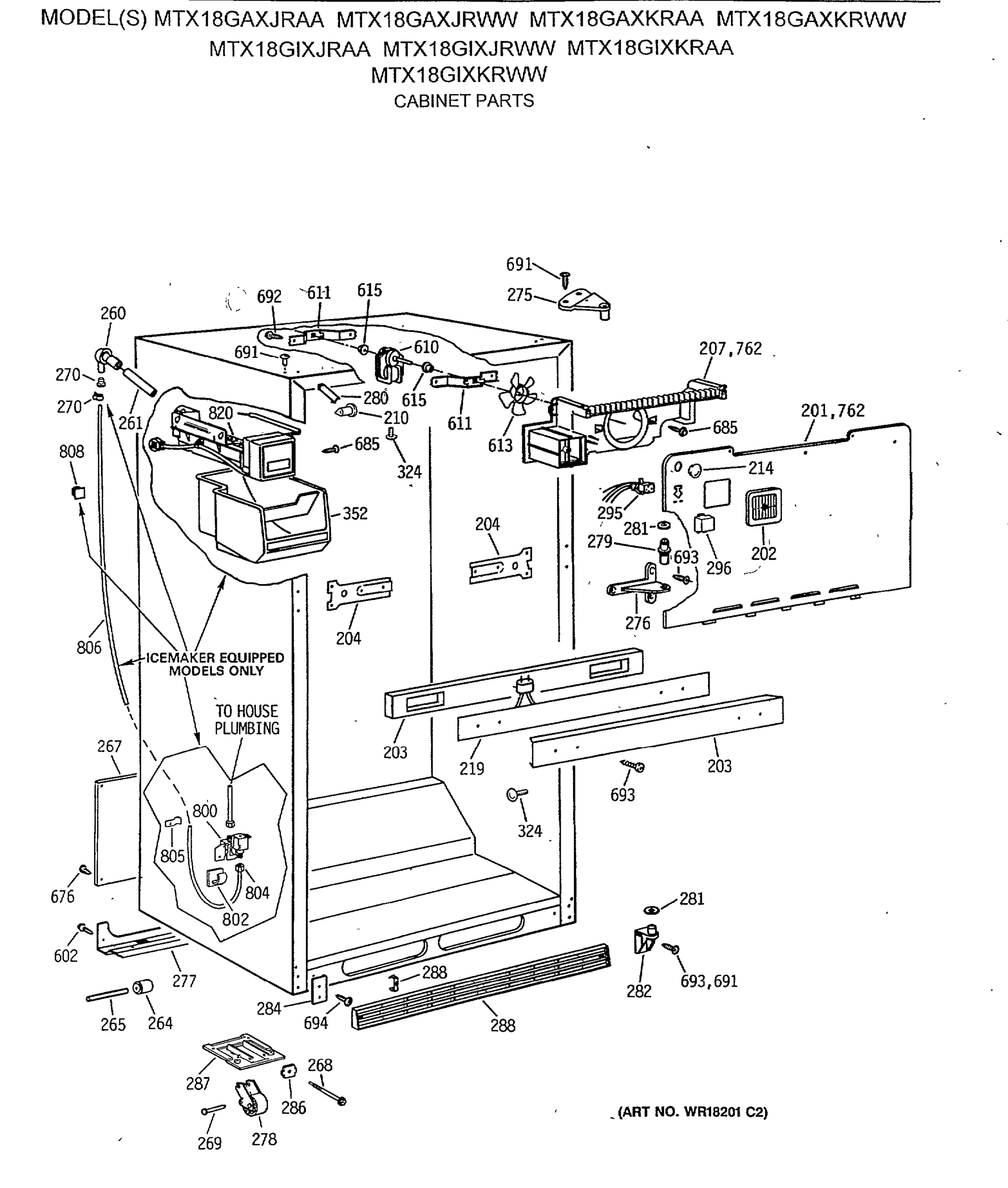 CABINET PARTS