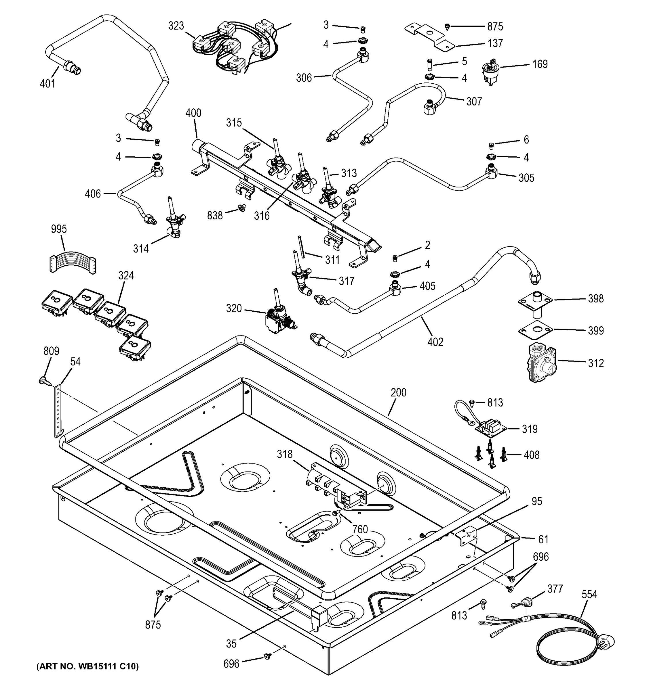 GAS & BURNER PARTS