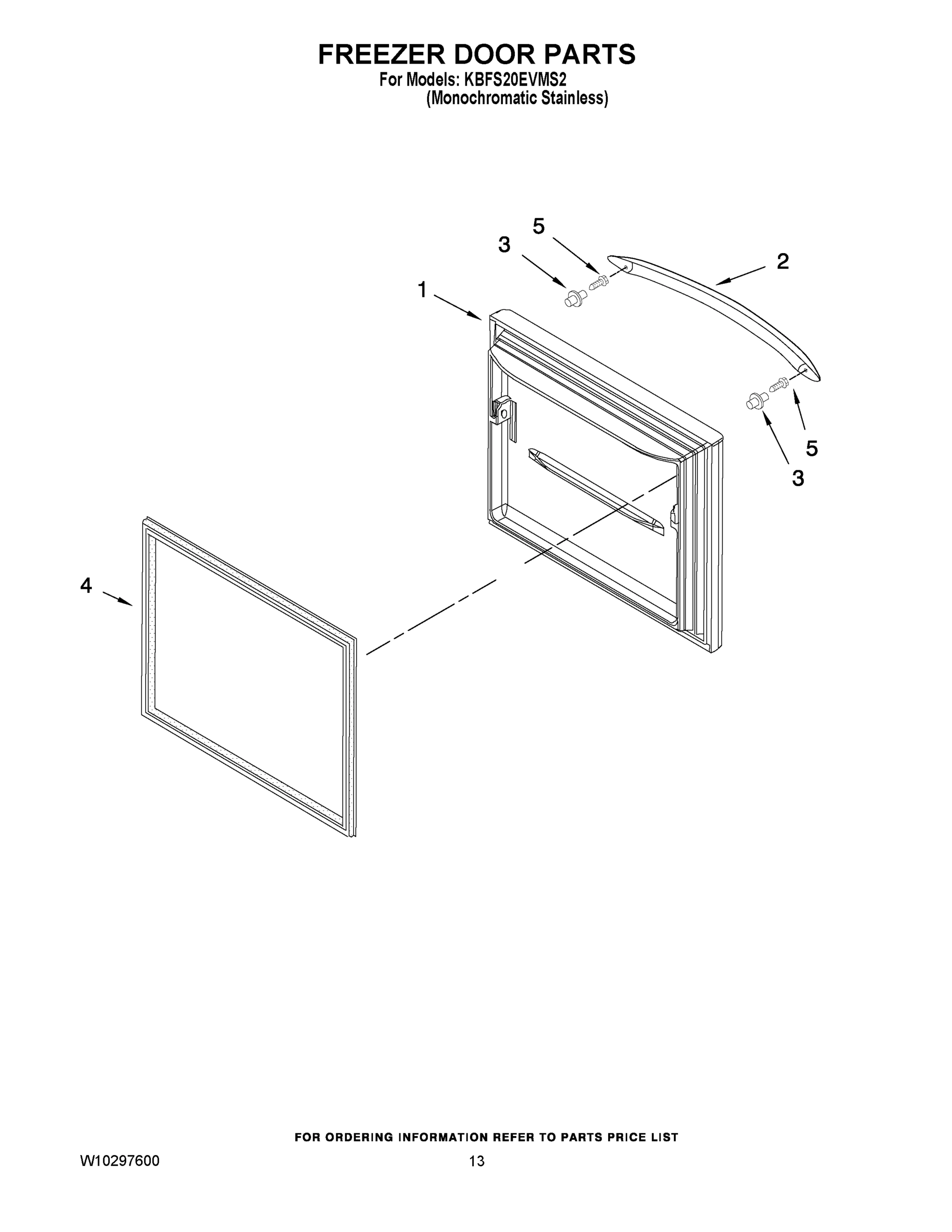 07 - FREEZER DOOR PARTS