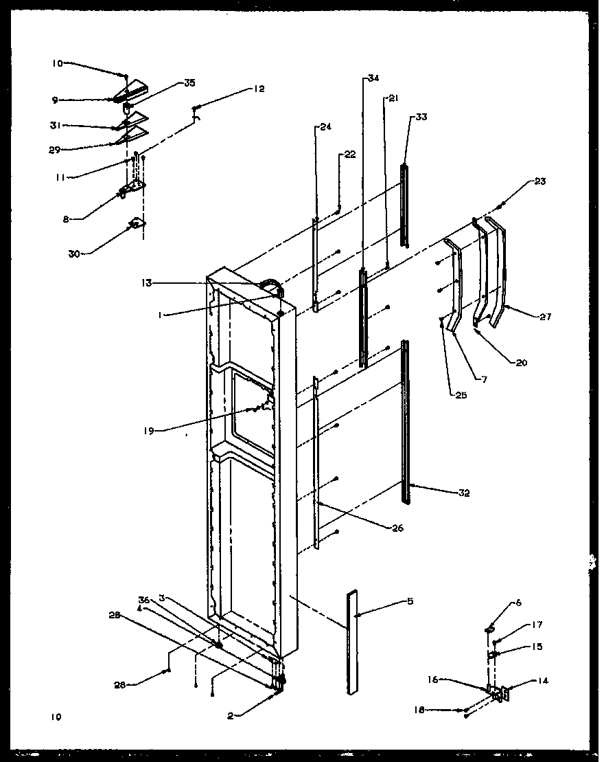 07 - FZ DOOR HINGE AND TRIM PARTS