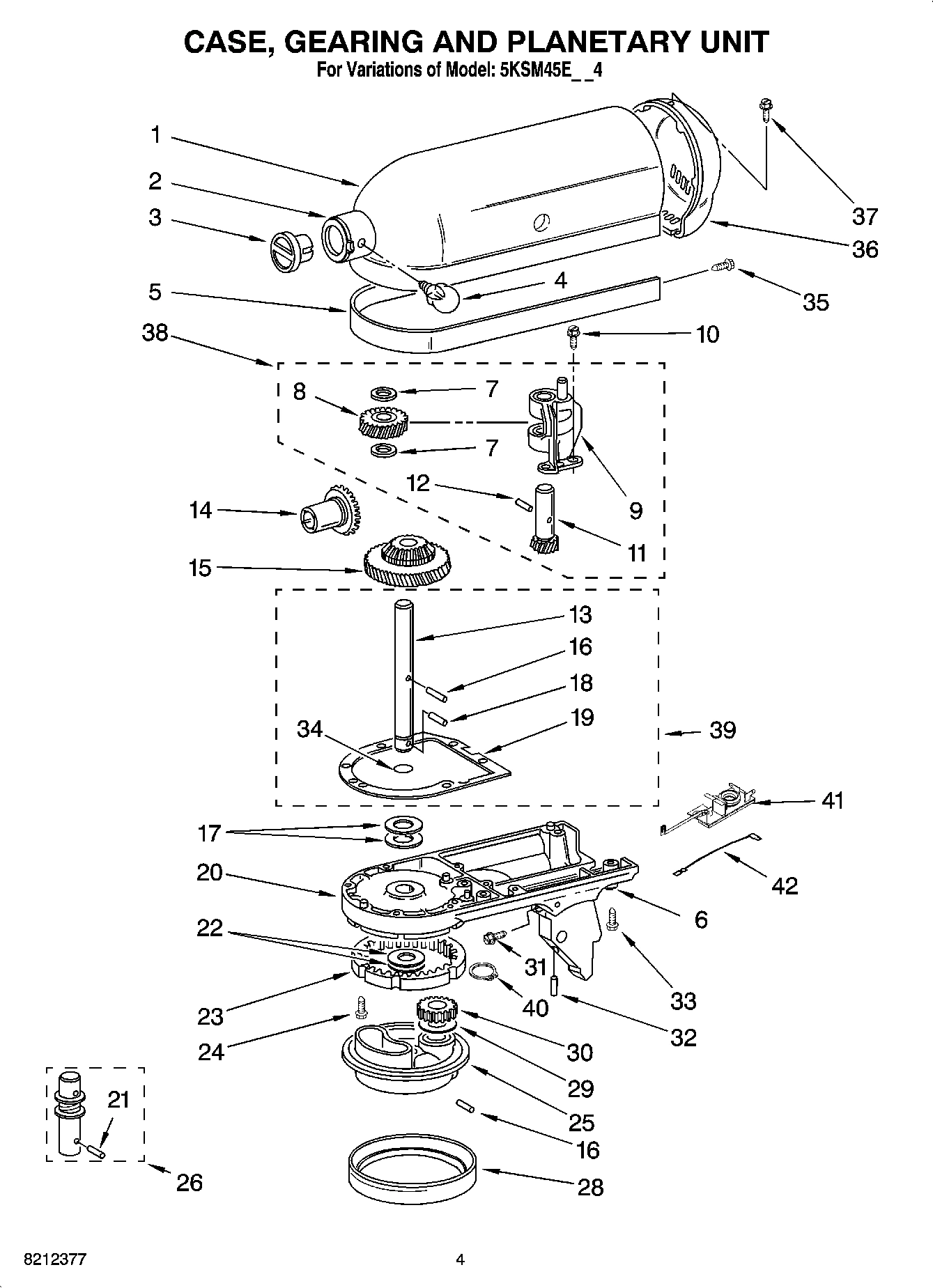 03 - CASE, GEARING AND PLANETARY UNIT