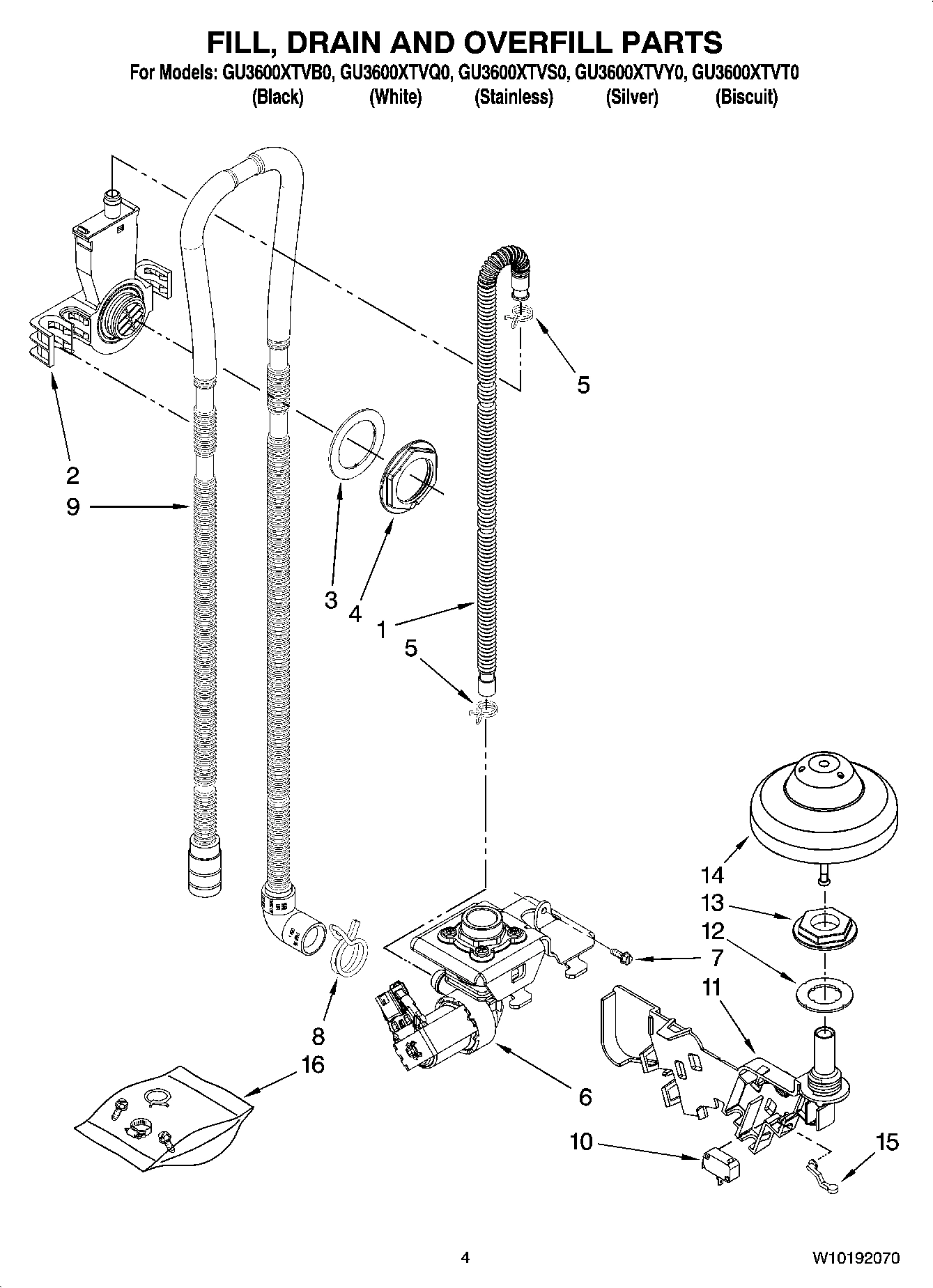 04 - FILL, DRAIN AND OVERFILL PARTS