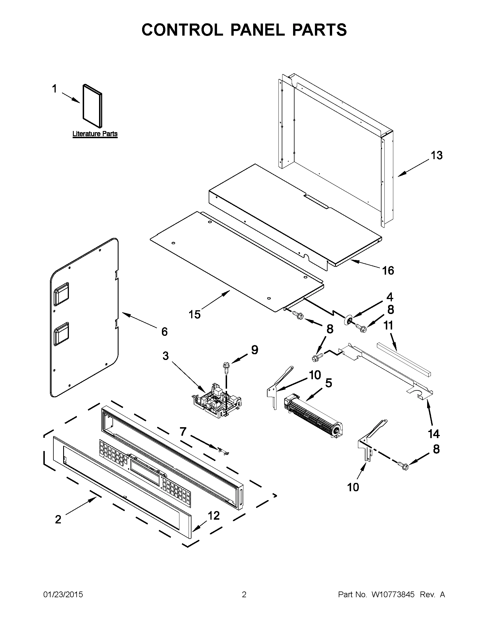 02 - CONTROL PANEL PARTS