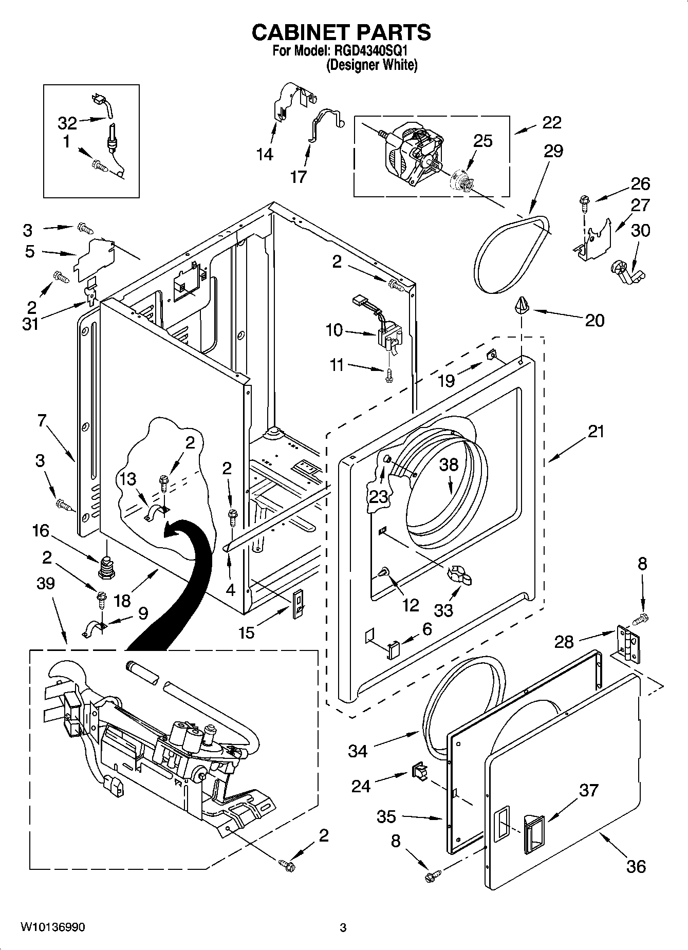 02 - CABINET PARTS