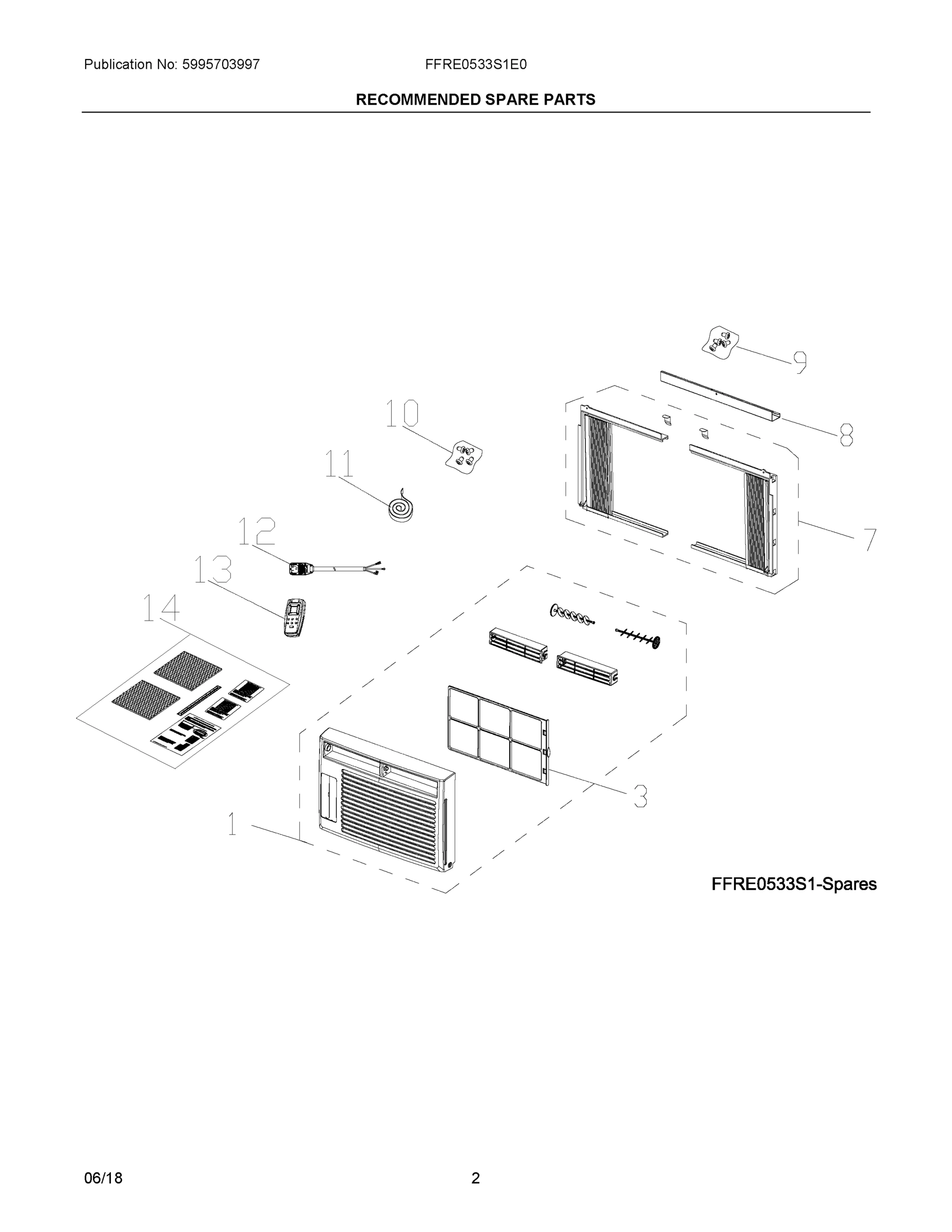 02 - RECOMMENDED SPARE PARTS