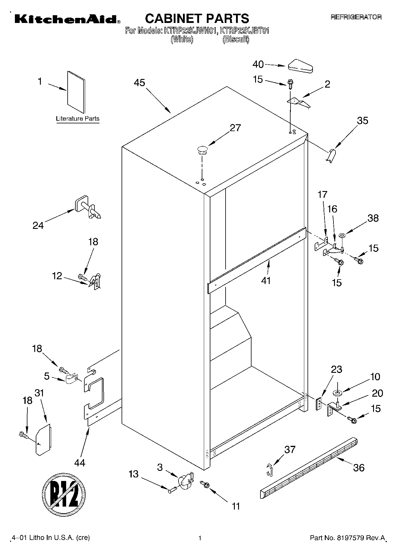 01 - CABINET, LITERATURE