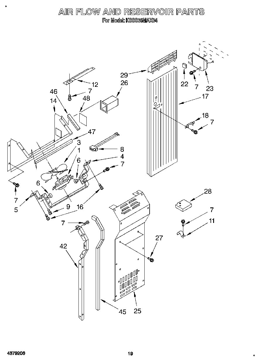 13 - AIR FLOW AND RESERVOIR