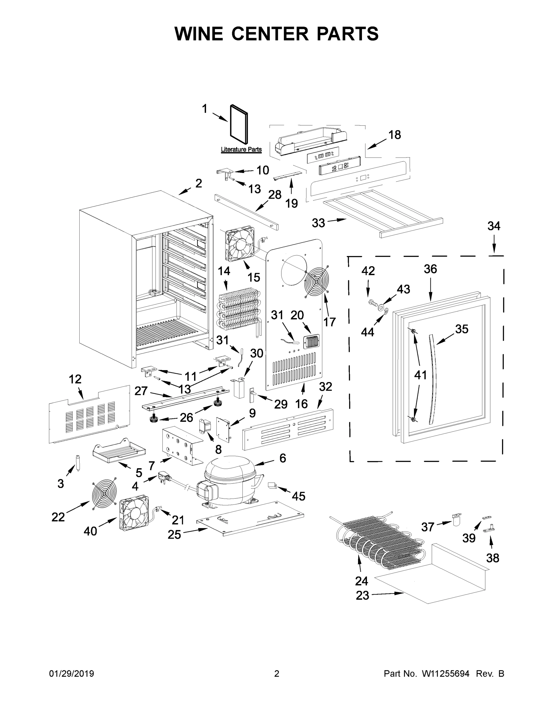 02 - WINE CENTER PARTS