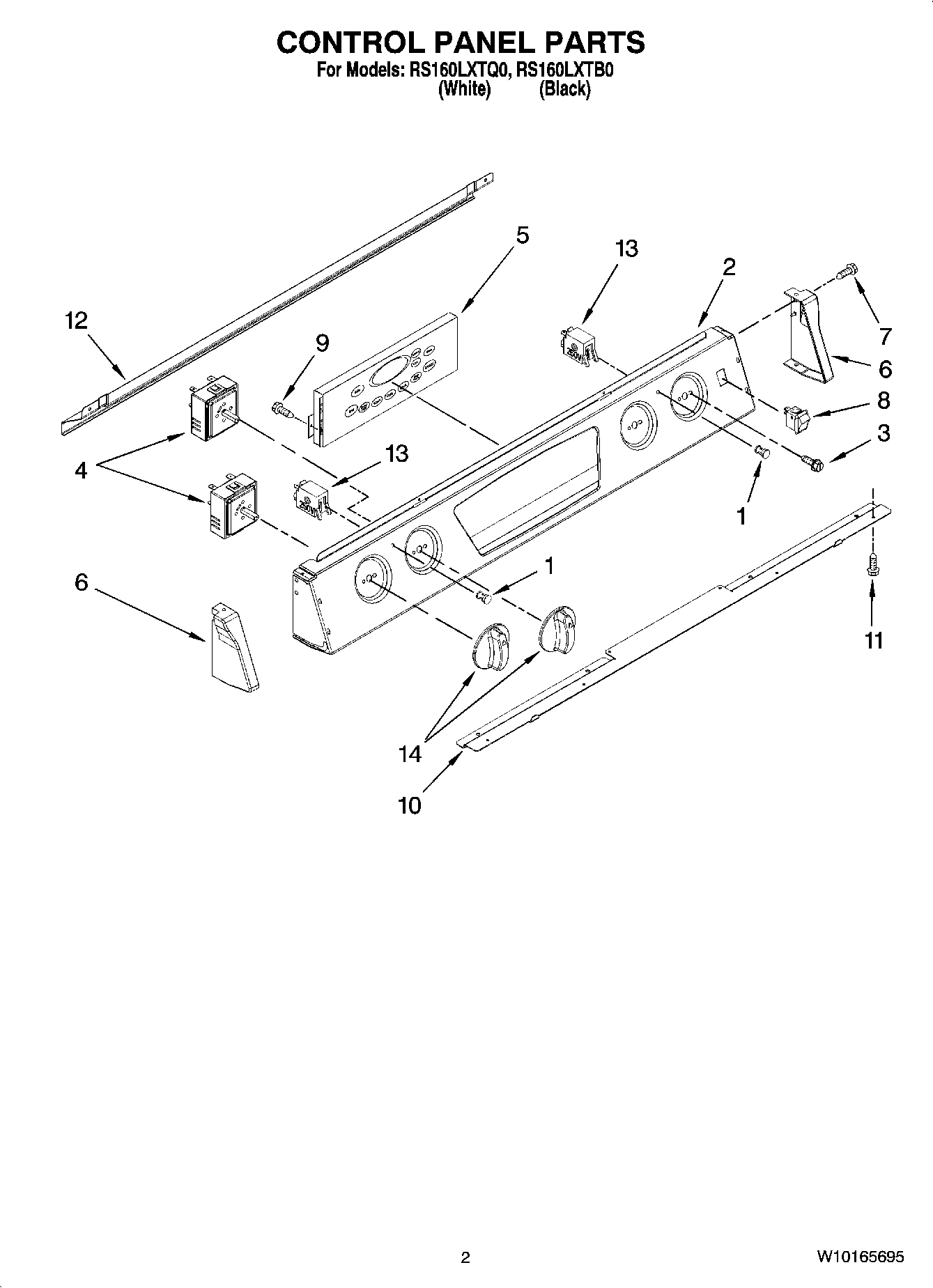 02 - CONTROL PANEL PARTS
