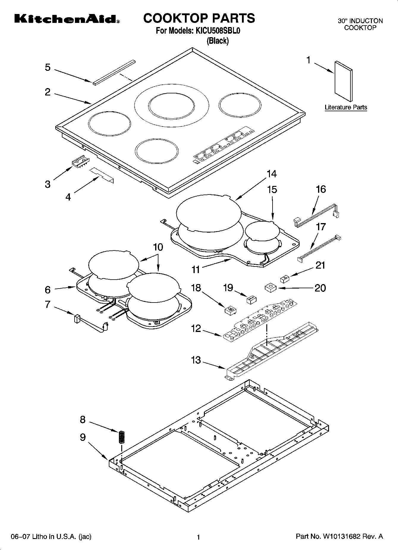 01 - COOKTOP PARTS
