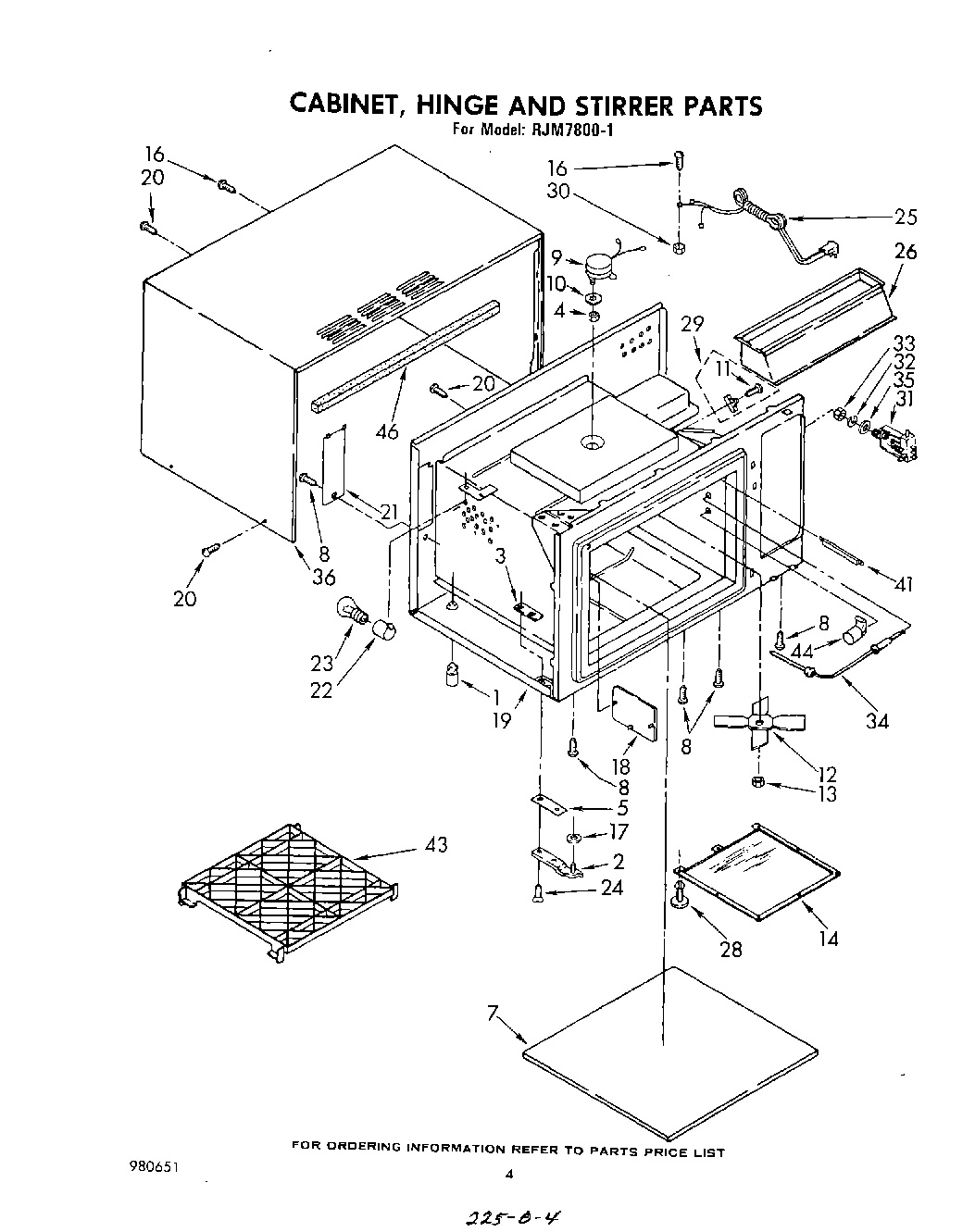 03 - CABINET, HINGE AND STIRRER , LITERATURE