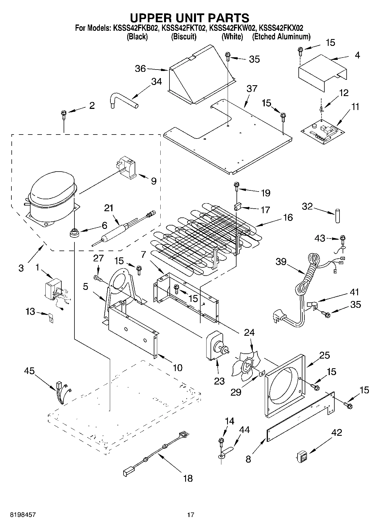 11 - UPPER UNIT PARTS