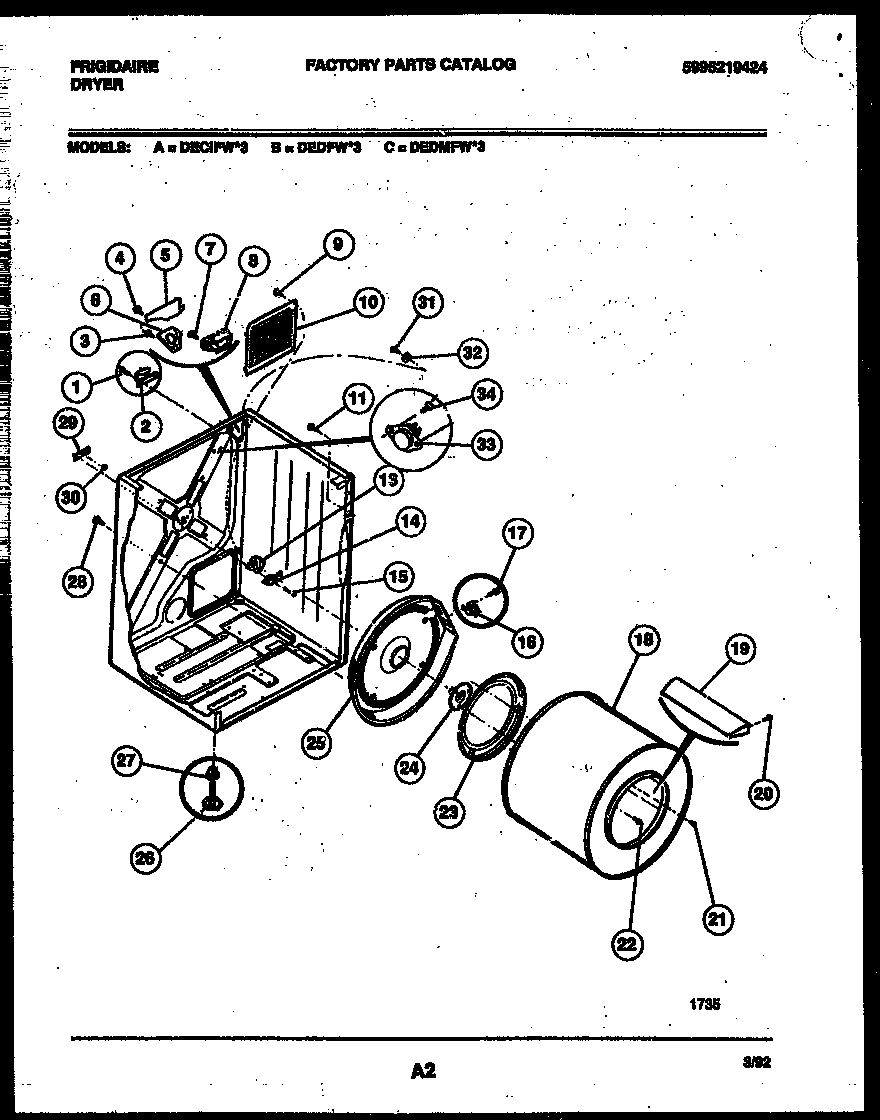 02 - CABINET AND COMPONENT PARTS