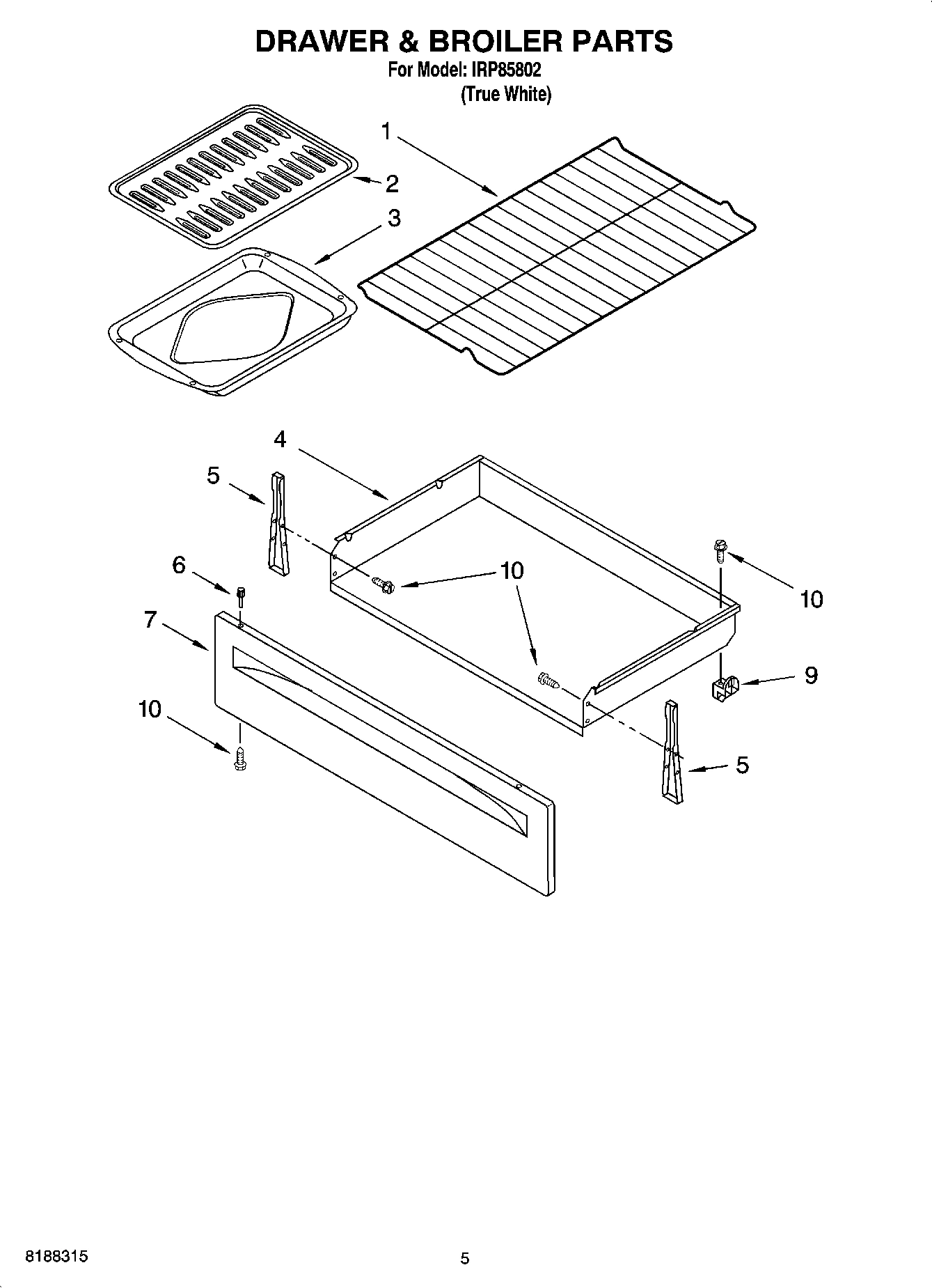 04 - DRAWER & BROILER PARTS