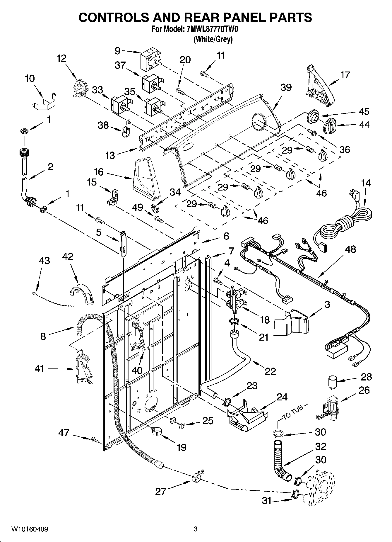 02 - CONTROLS AND REAR PANEL PARTS