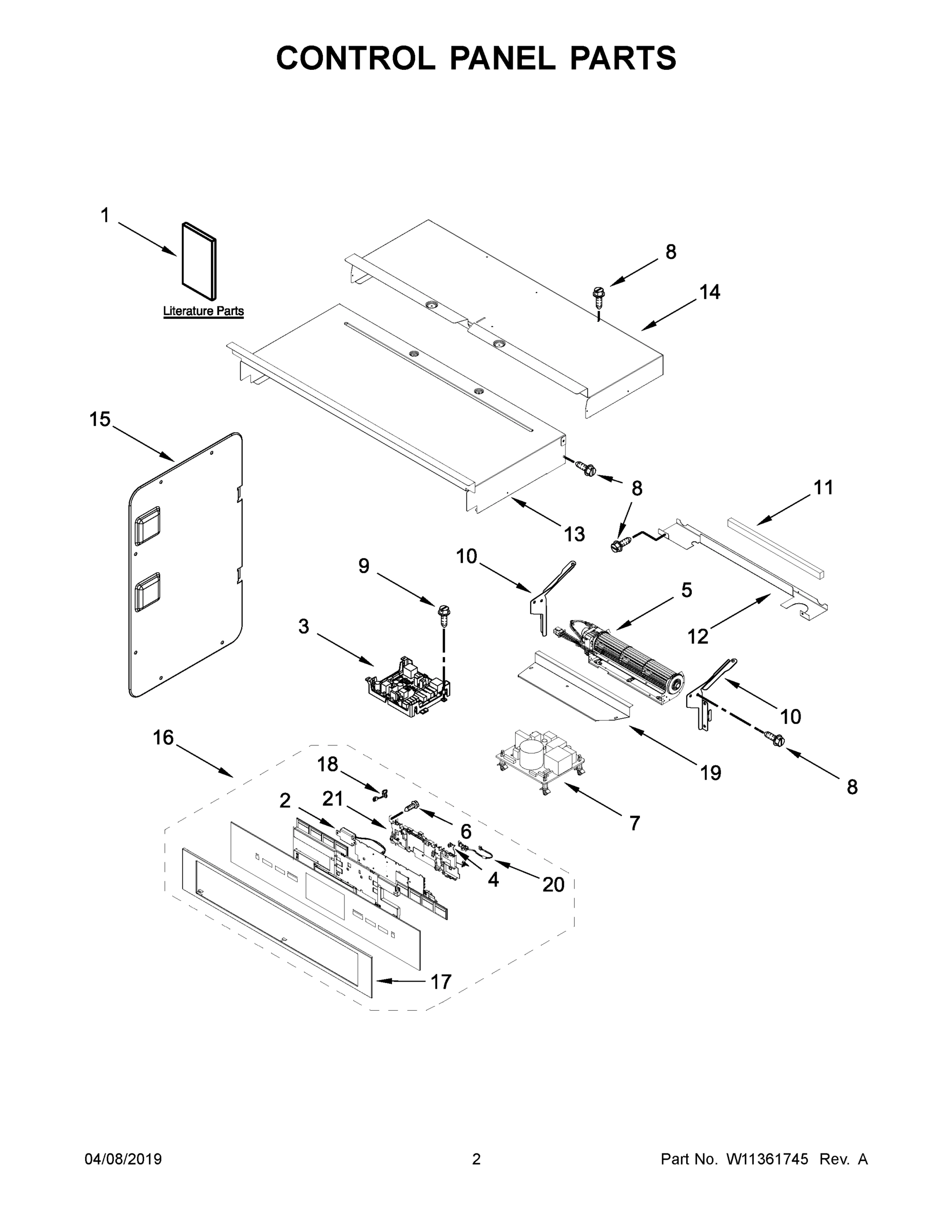 02 - CONTROL PANEL PARTS