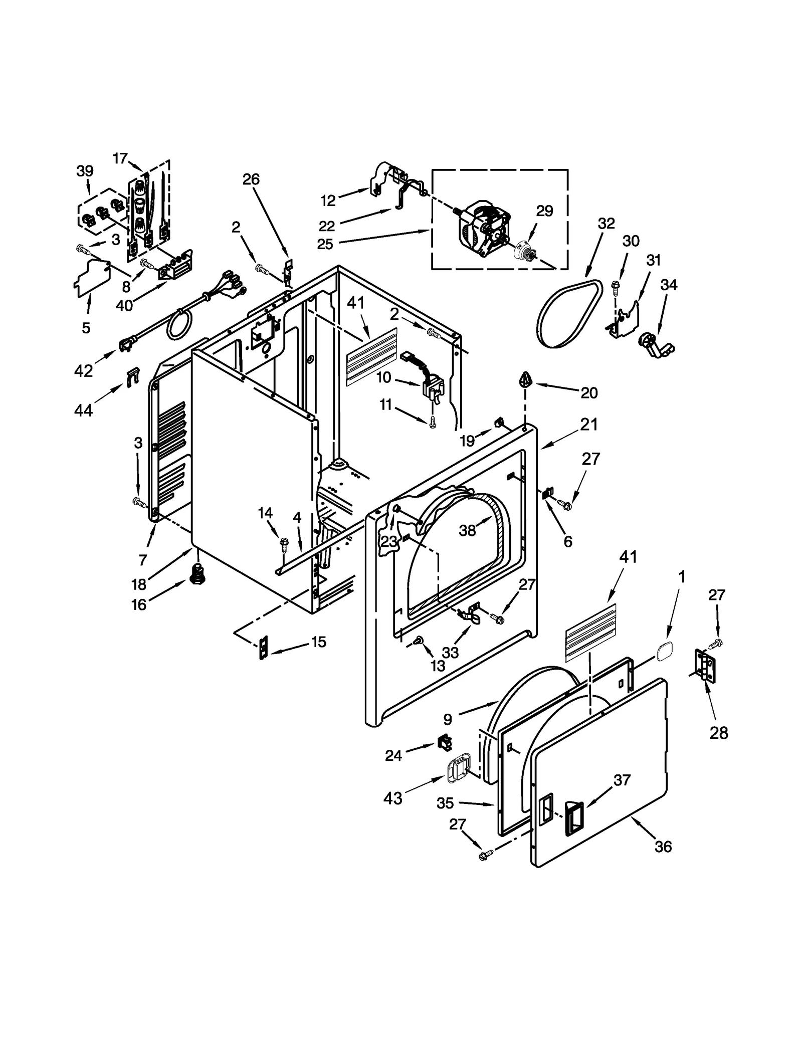 CABINET PARTS