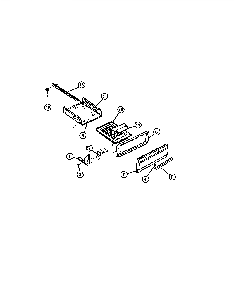 04 - BROILER DRAWER PARTS