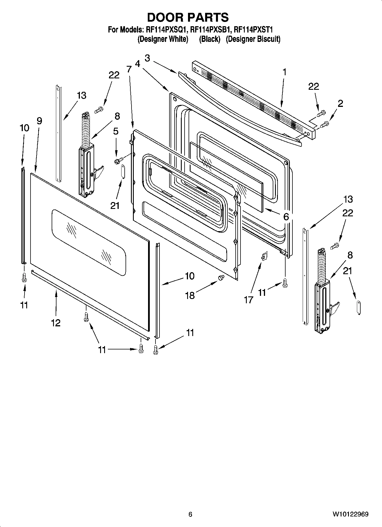 05 - DOOR PARTS, OPTIONAL PARTS (NOT INCLUDED)