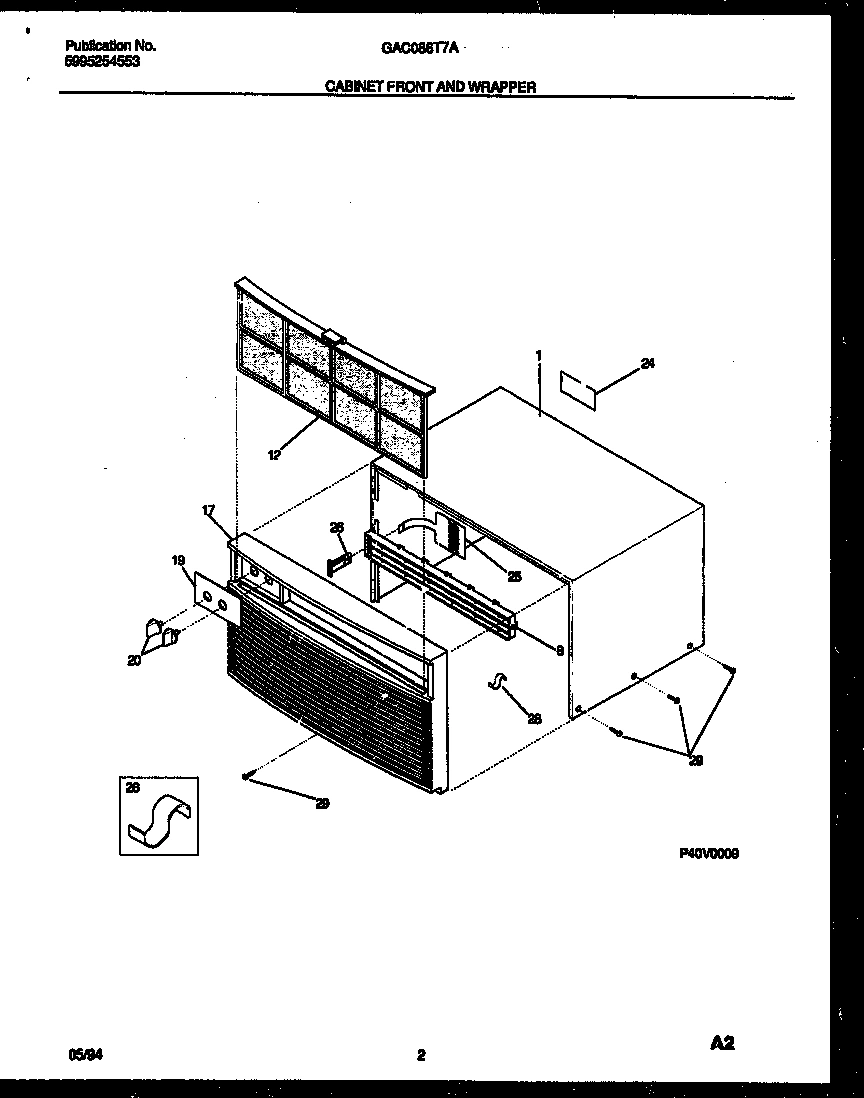02 - CABINET FRONT AND WRAPPER