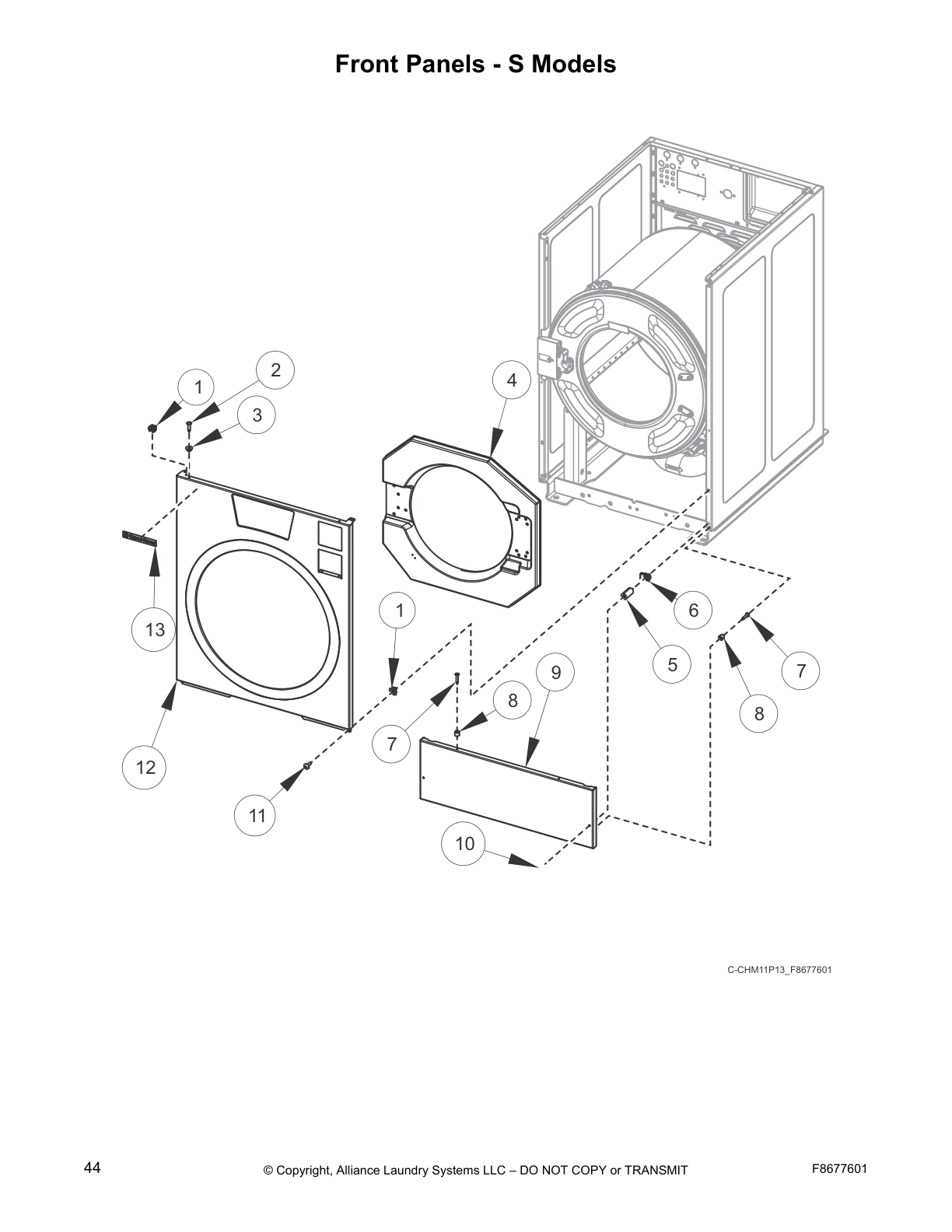 Front Panels - S Models