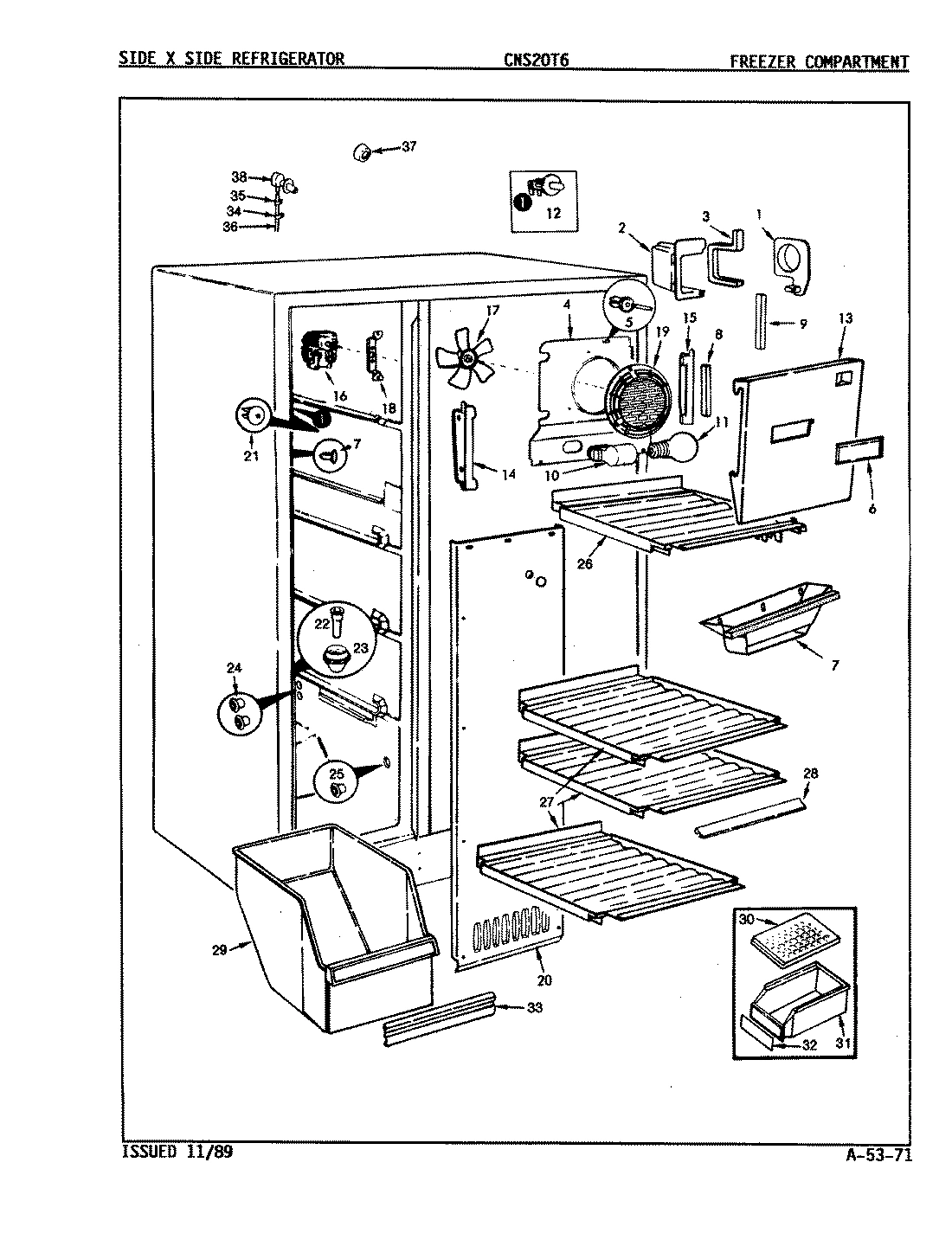 01 - FREEZER COMPARTMENT