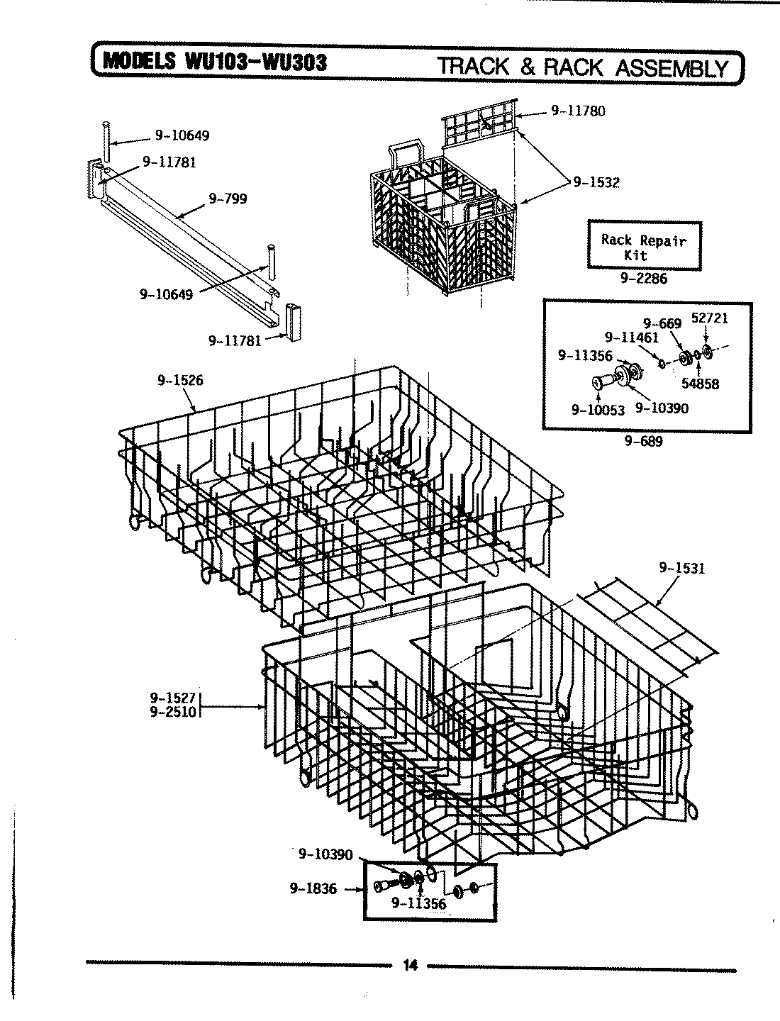 08 - TRACK & RACK ASSEMBLY