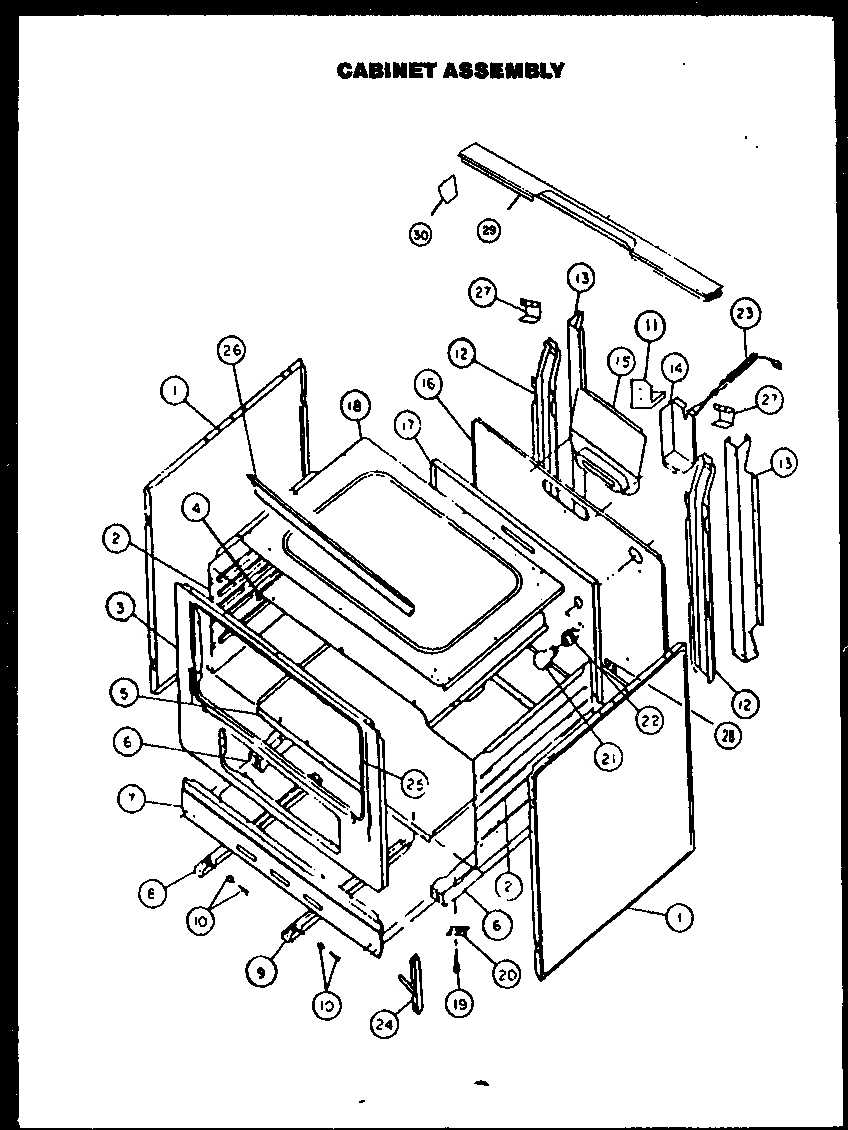 01 - CABINET ASSY