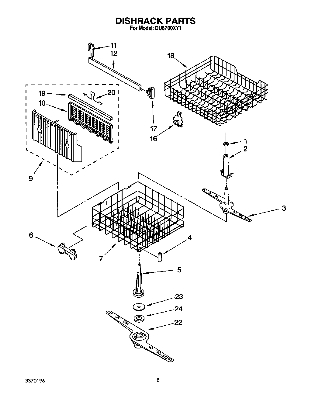 06 - DISHRACK, LIT/OPTIONAL