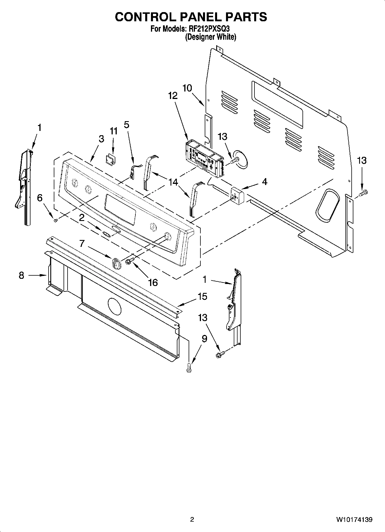 02 - CONTROL PANEL PARTS