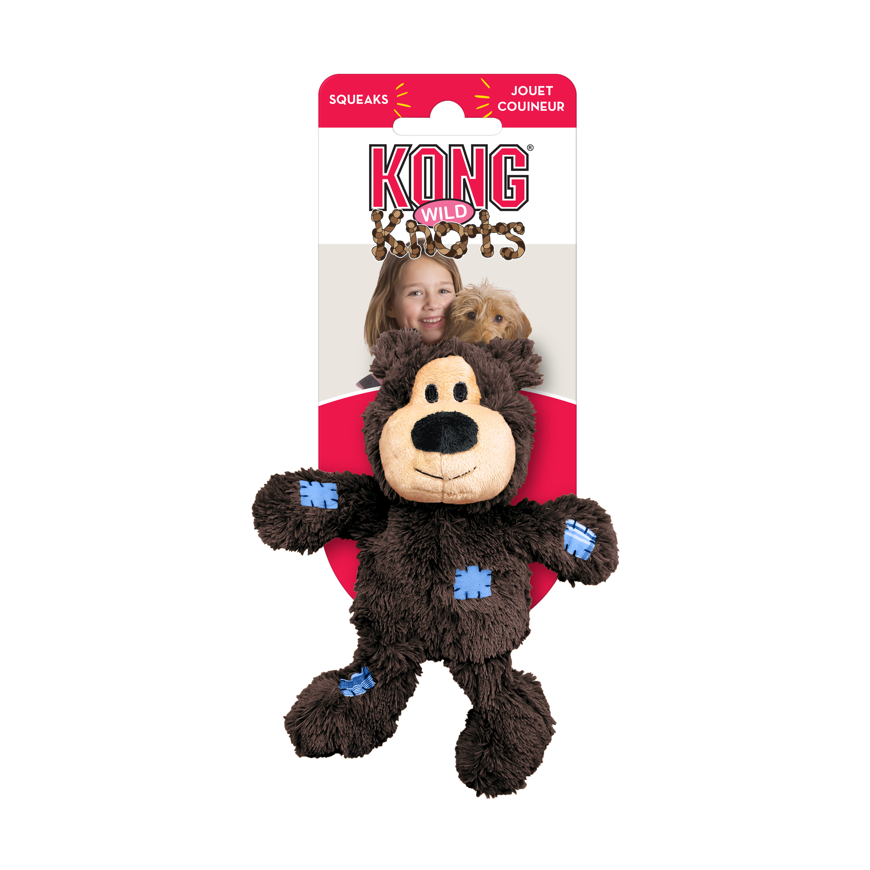 Kong plush teddy 2024 bear dog toy