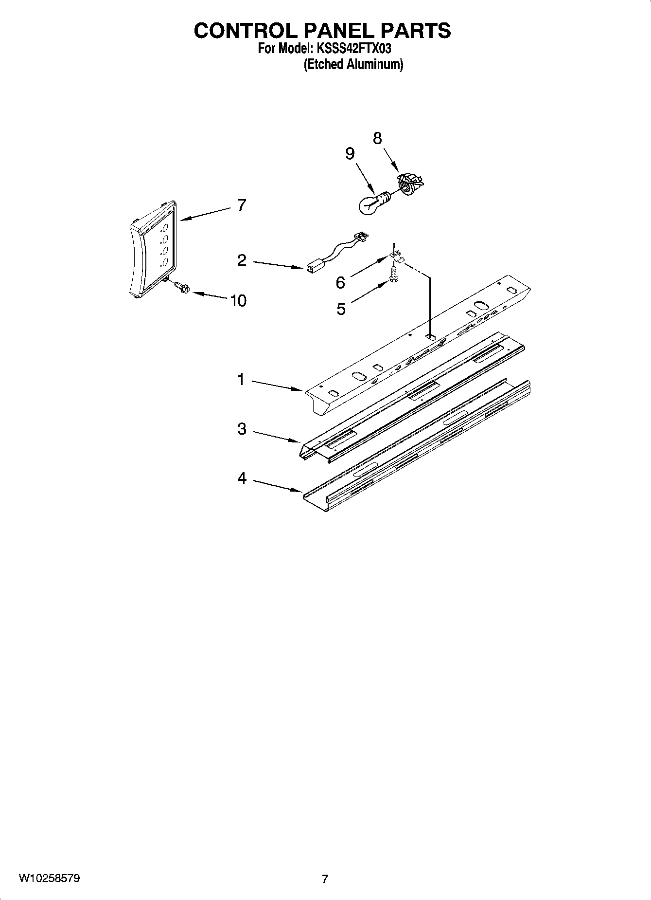 05 - CONTROL PANEL PARTS