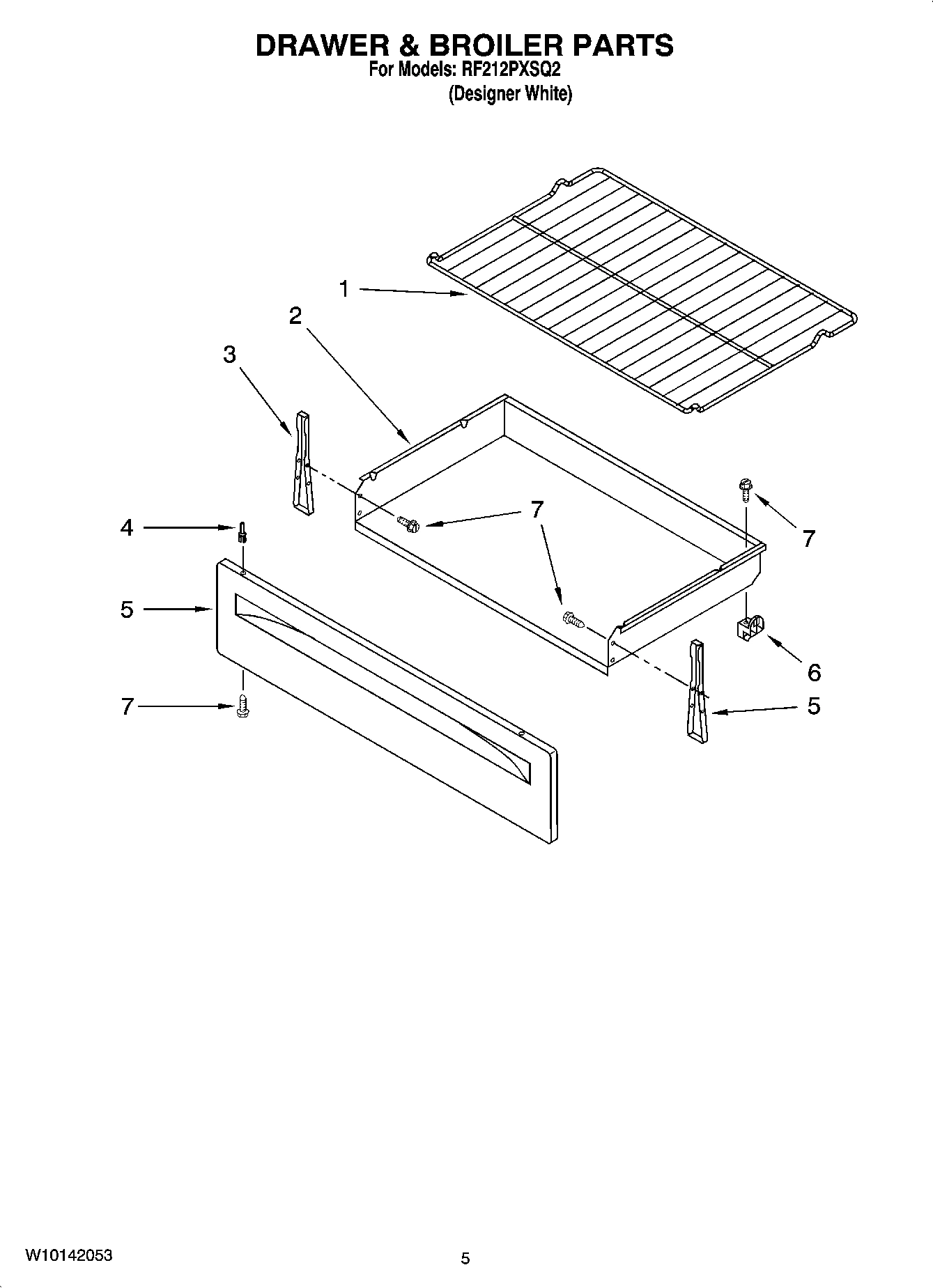 04 - DRAWER & BROILER PARTS