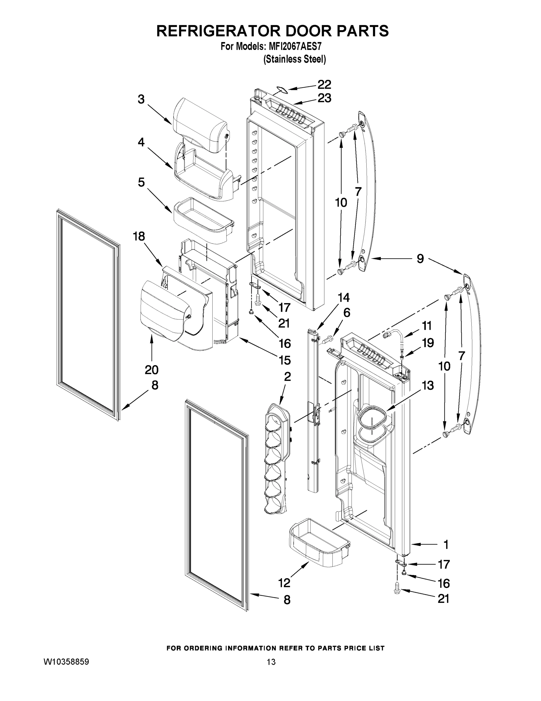07 - REFRIGERATOR DOOR PARTS