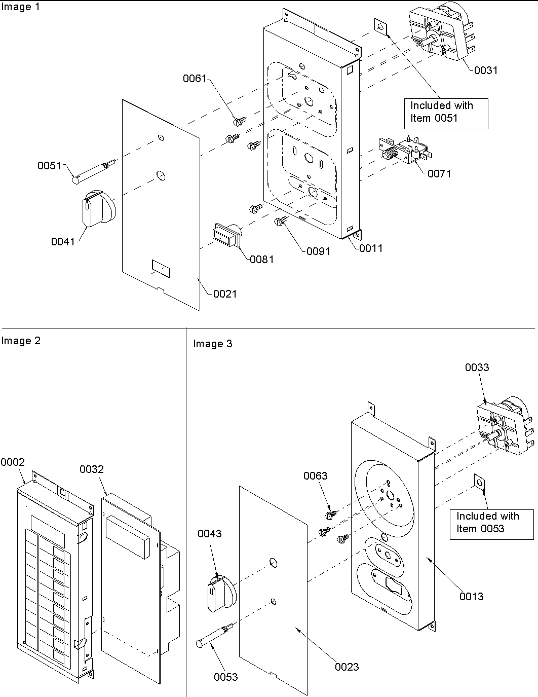 01 - Control Panel Assembly