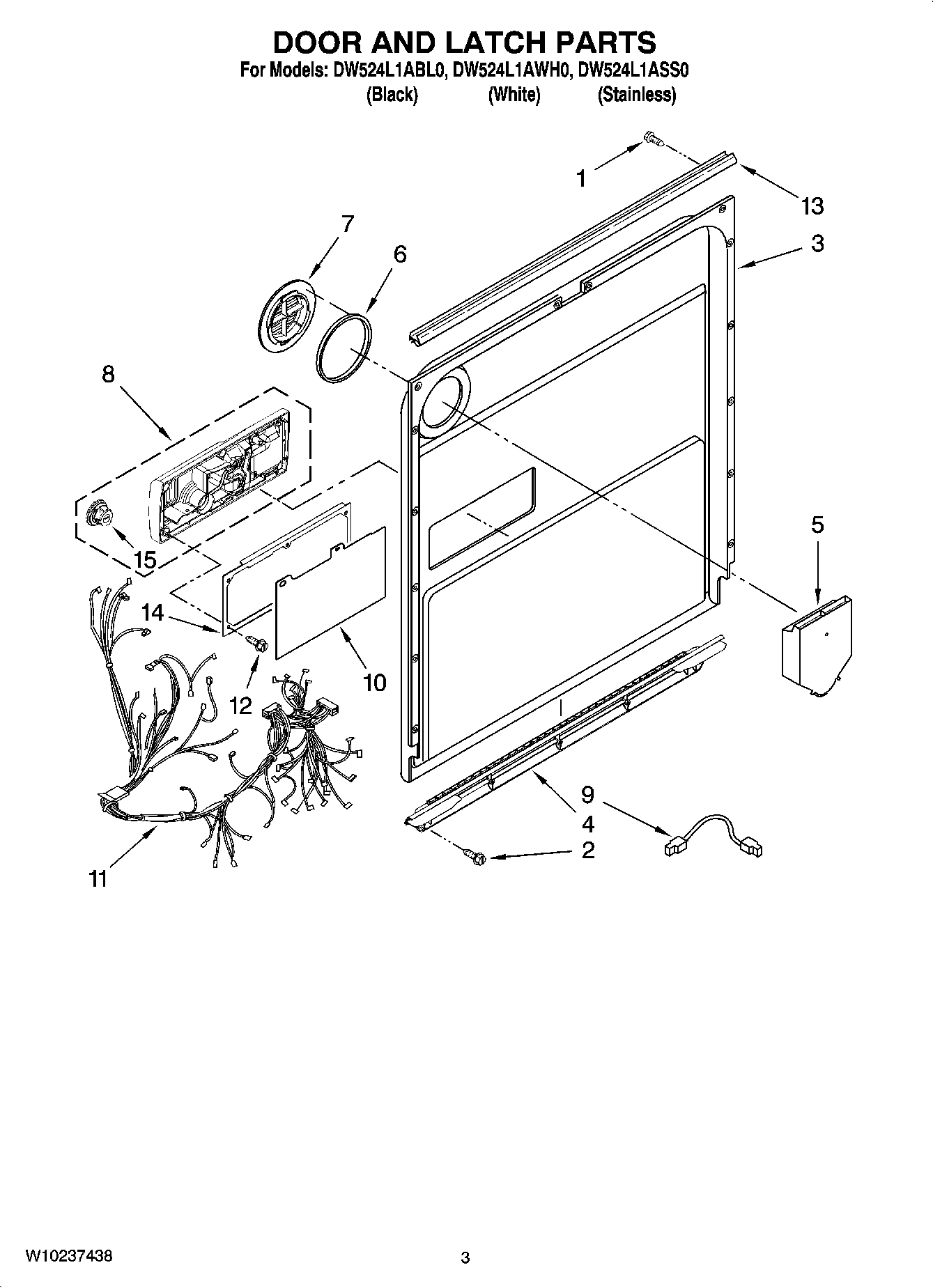03 - DOOR AND LATCH PARTS