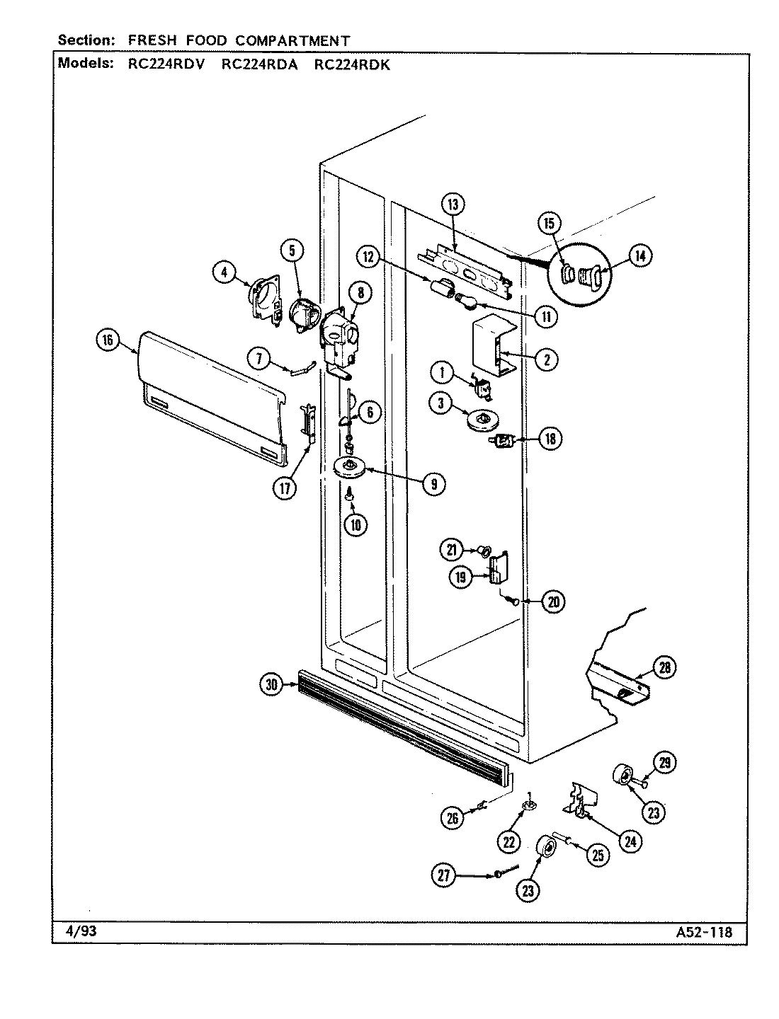 03 - FRESH FOOD COMPARTMENT