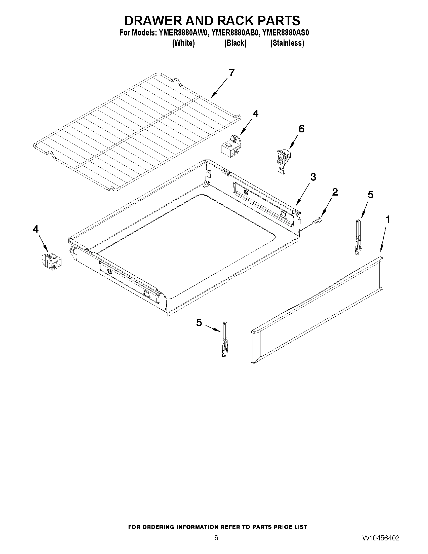 05 - DRAWER AND RACK PARTS