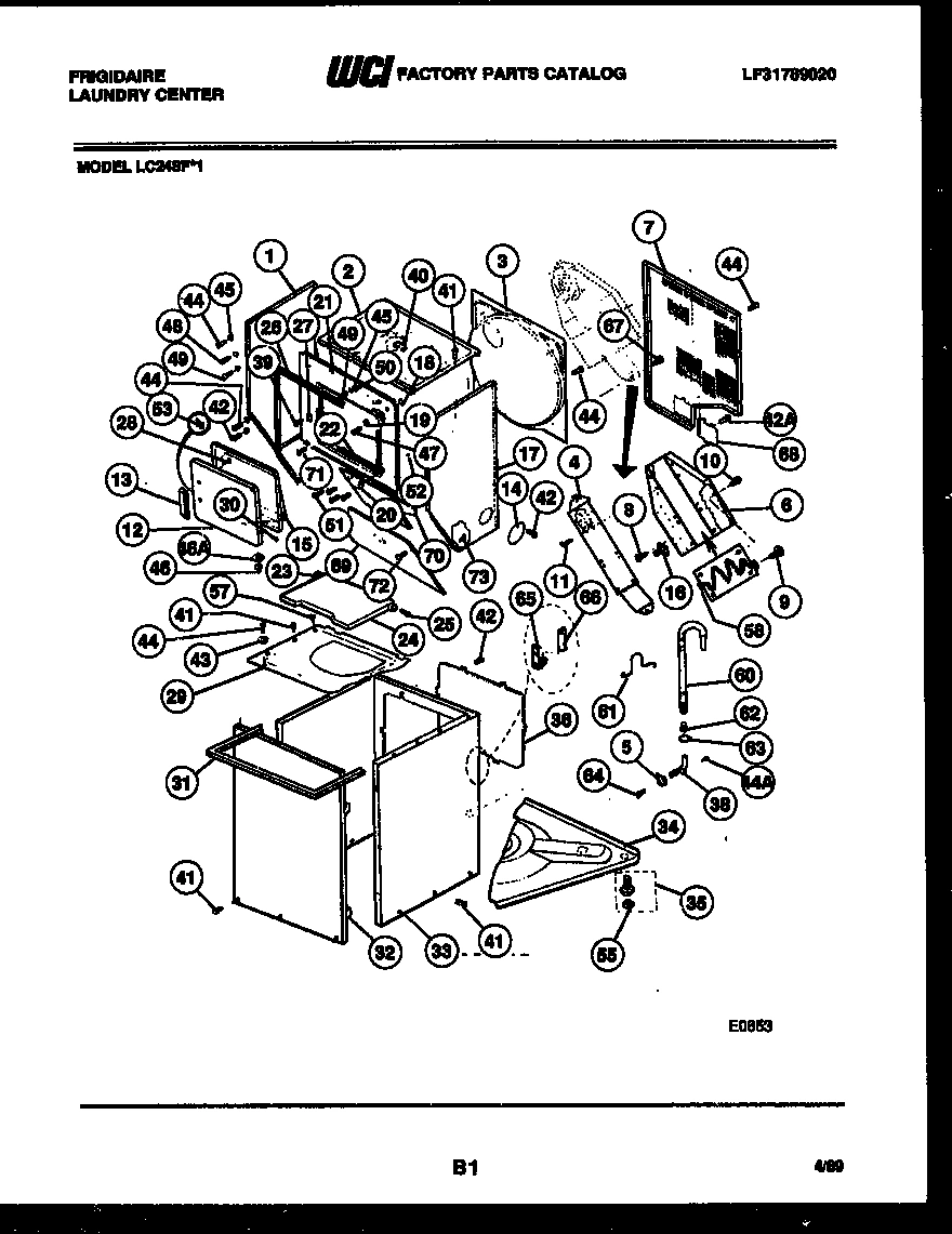 03 - CABINET PARTS AND HEATER