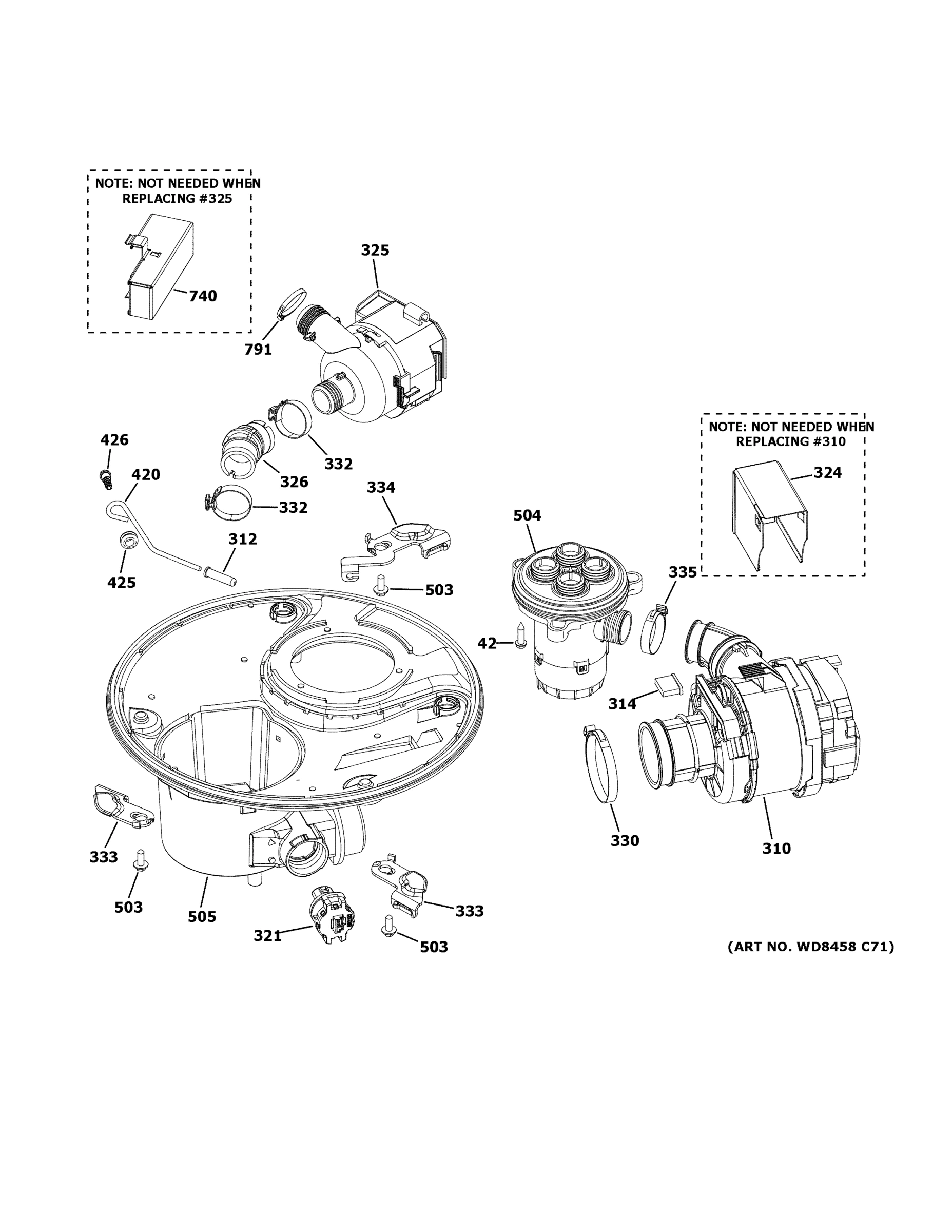 SUMP & MOTOR MECHANISM
