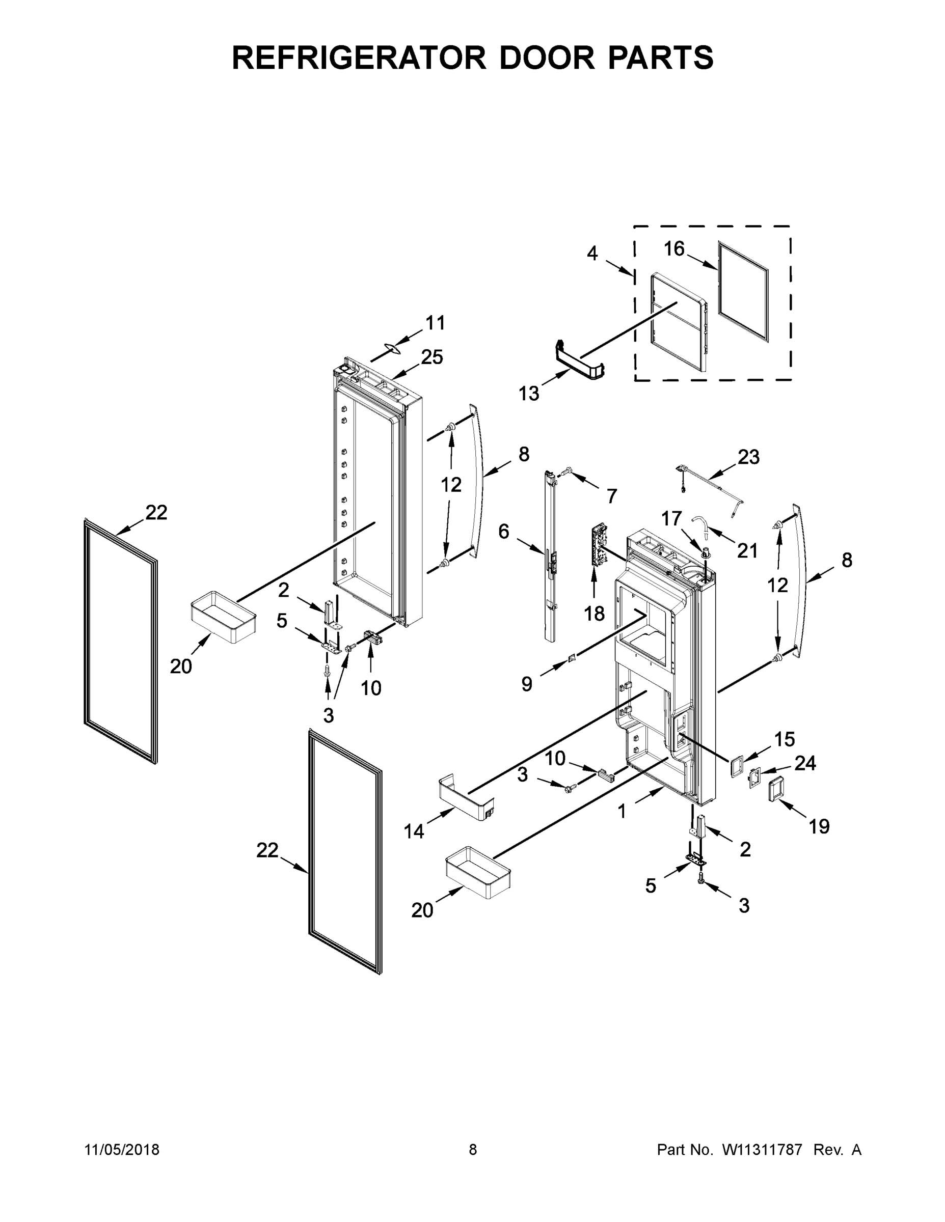 05 - REFRIGERATOR DOOR PARTS
