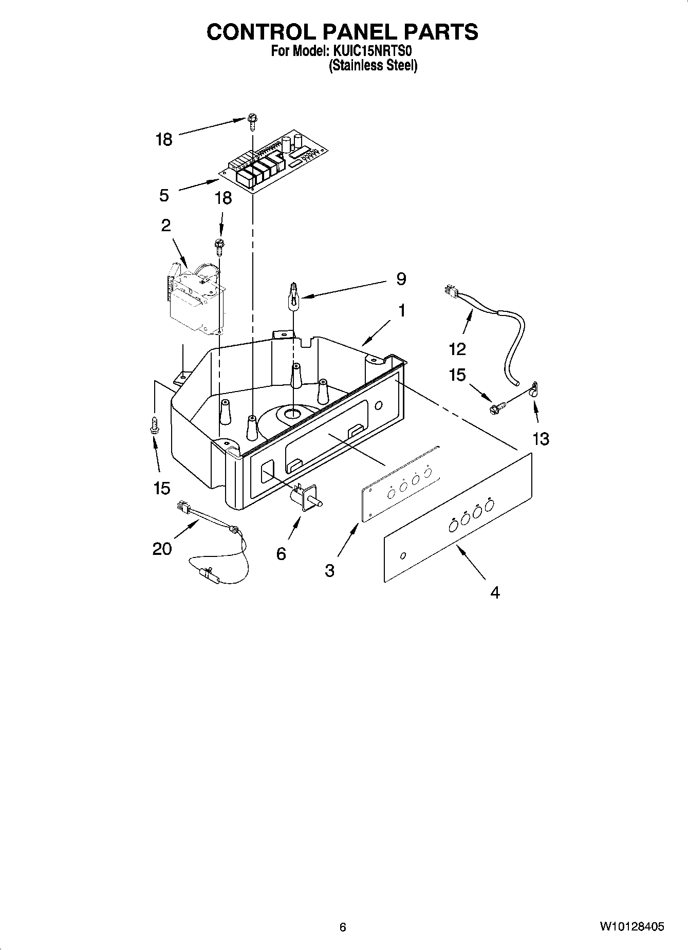 04 - CONTROL PANEL PARTS
