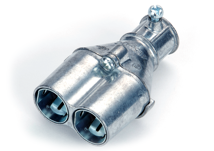 BRI 4156-DC 1/2"X2" TRANSITION FROM EMT TO CABLE COUPLING