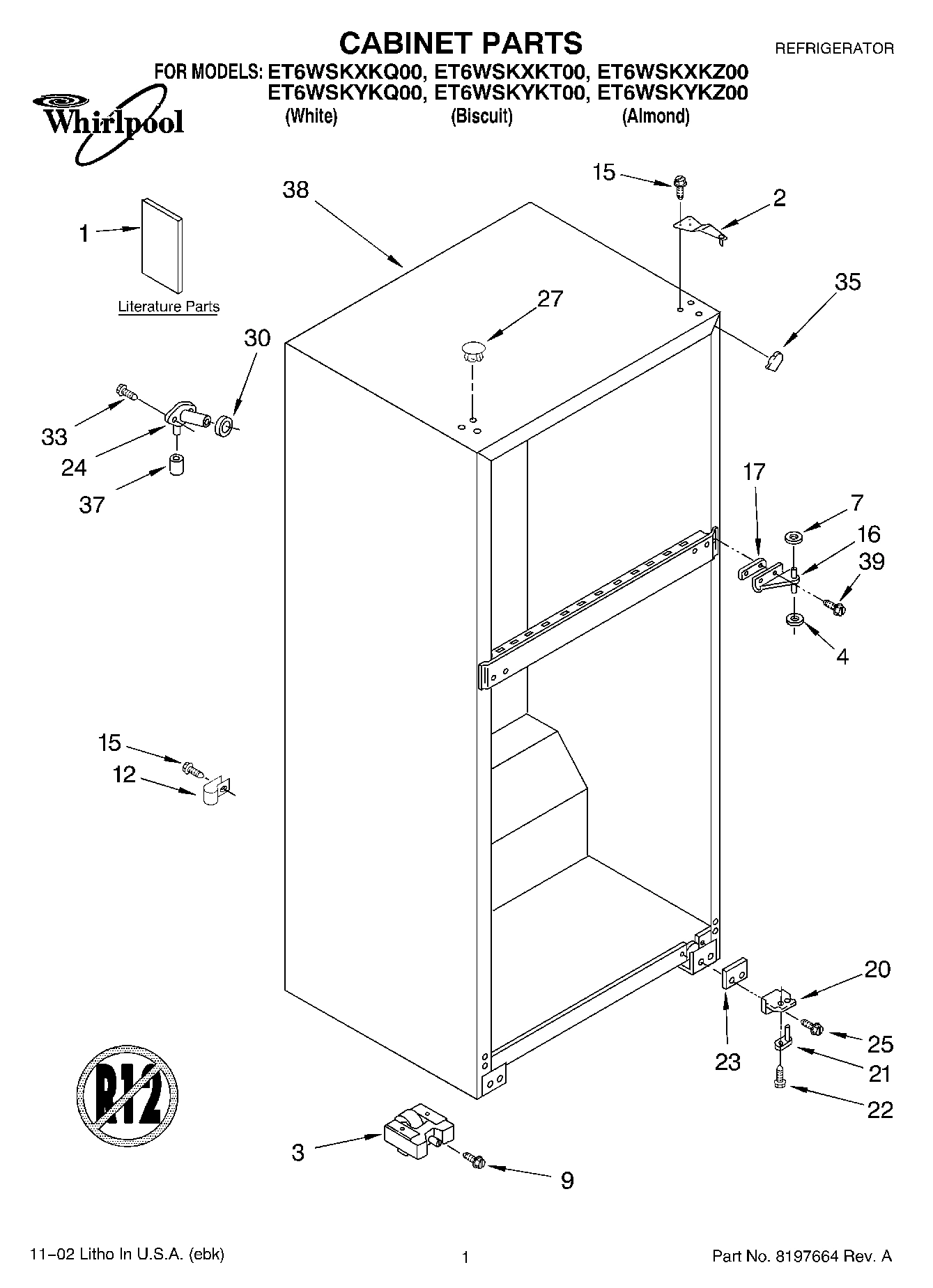 01 - CABINET, LITERATURE