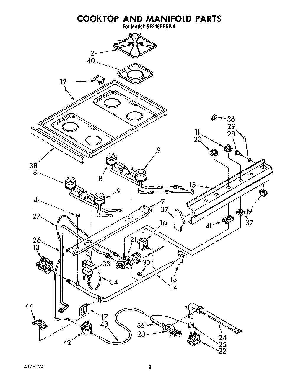 06 - COOKTOP AND MANIFOLD, LIT/OPTIONAL