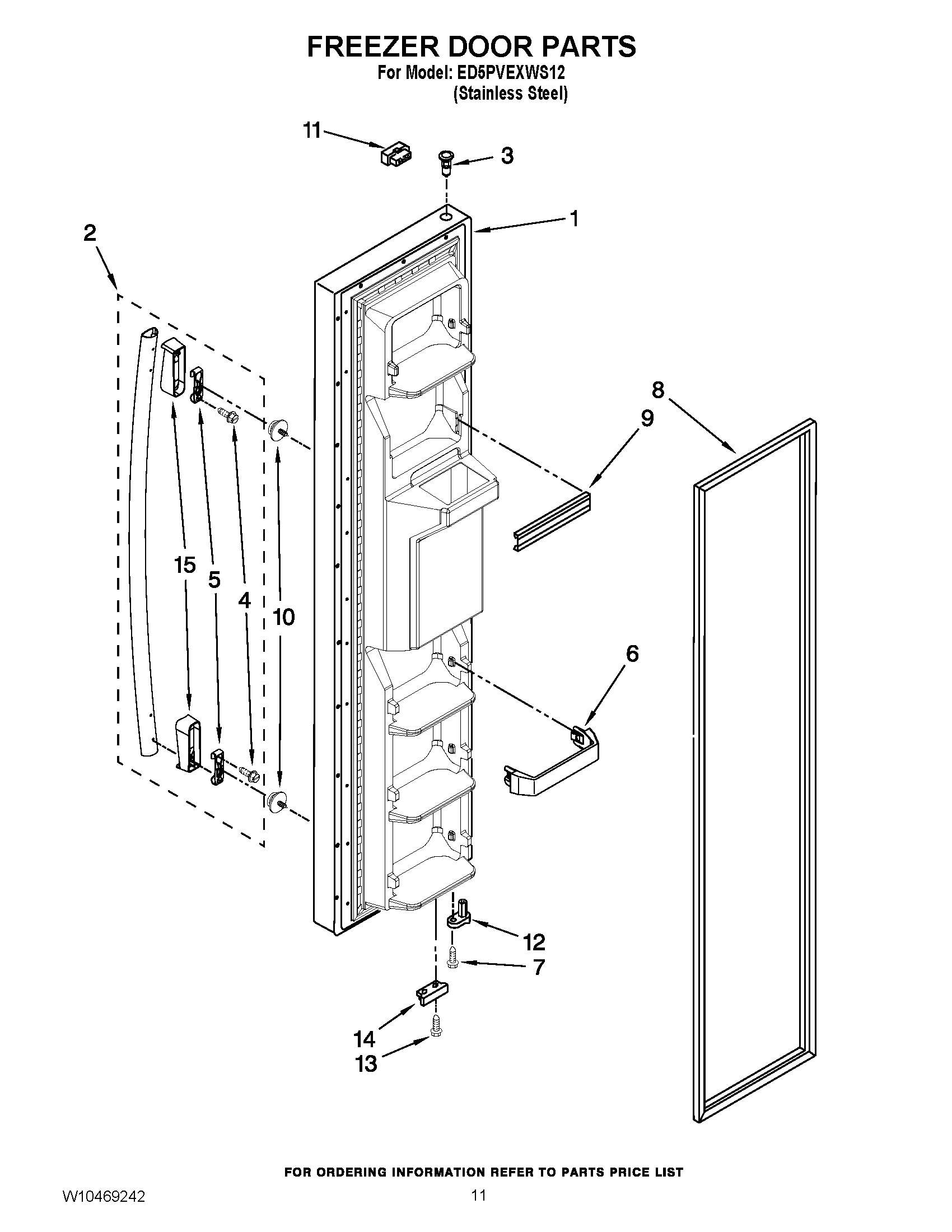 07 - FREEZER DOOR PARTS