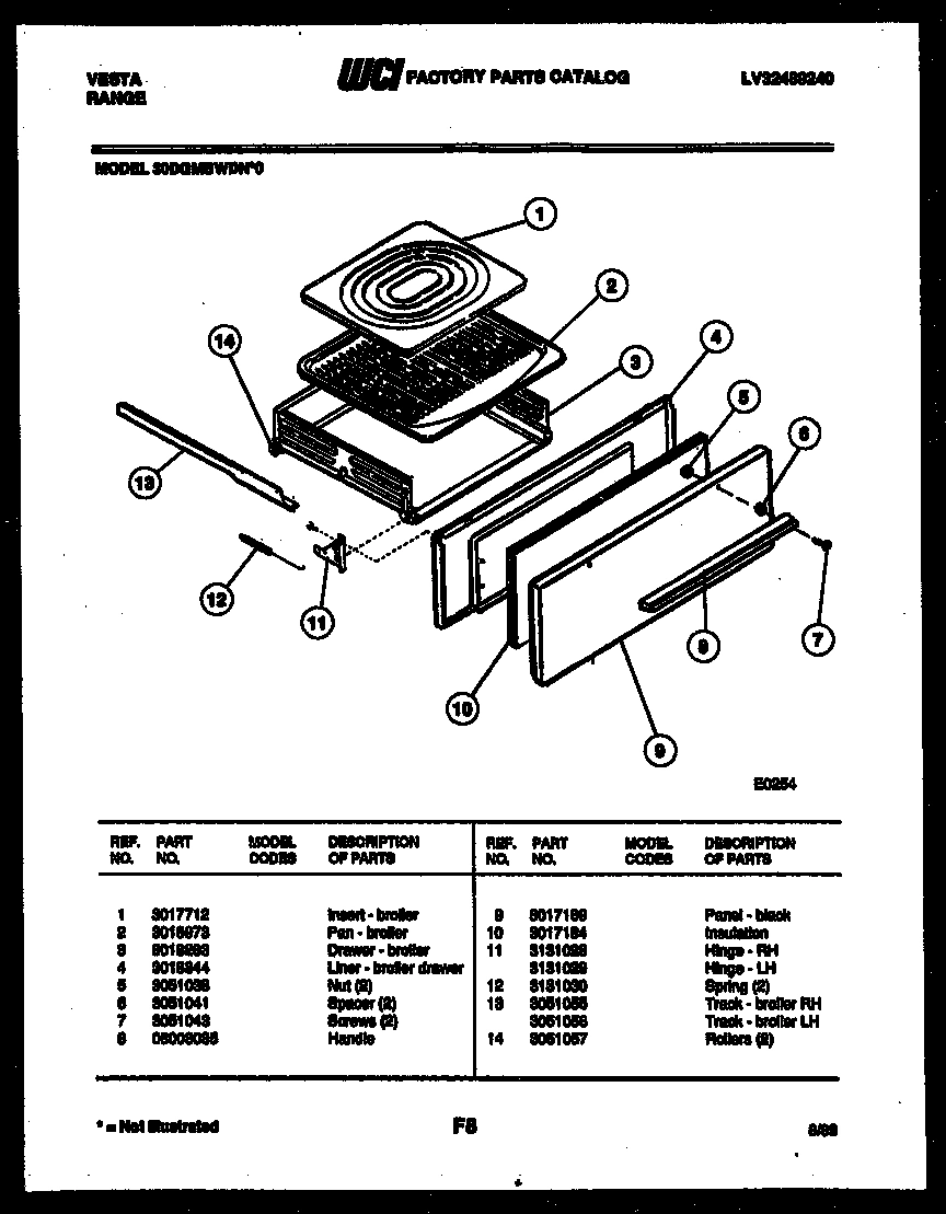 06 - BROILER DRAWER PARTS